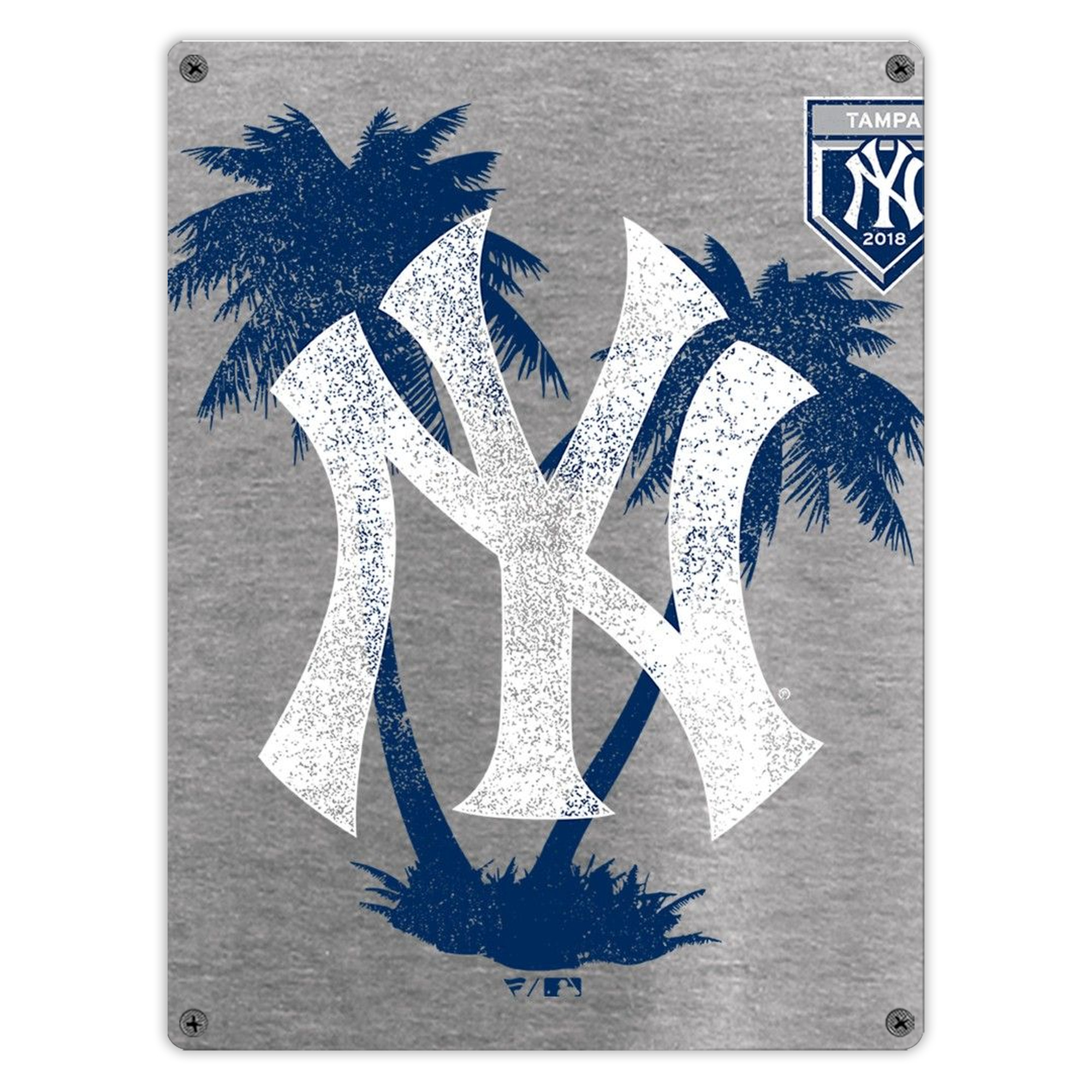 New York Yankees 338 Vintage Metal Tin Sign 12x16inch – Retro Wall Art Decor For Home, Bar, Kitchen, Bedroom, Office – Durable Iron Sheet Poster, Easy To Hang, Full-Color Printing