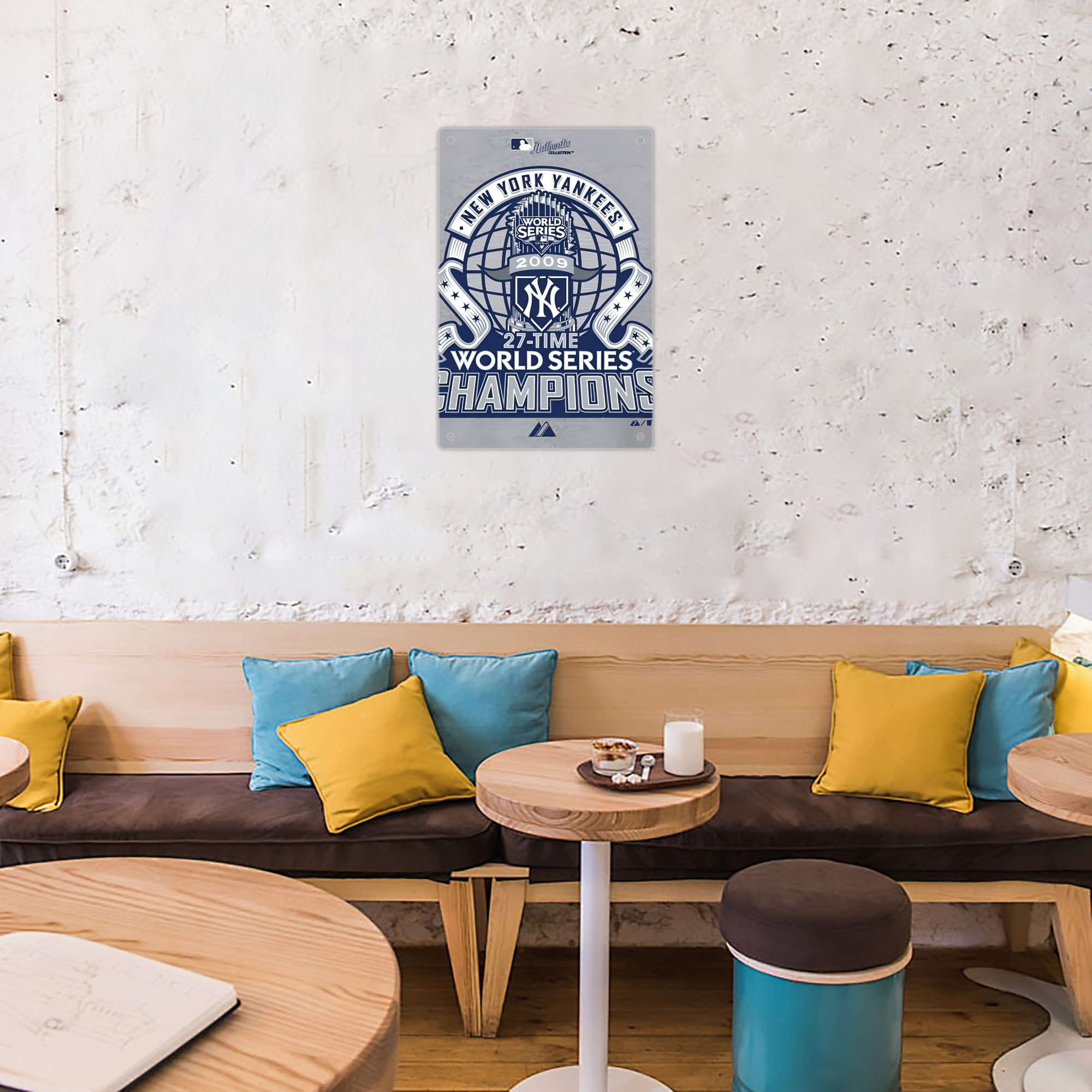 New York Yankees 207 8x12inch Vertical Aluminum Sign - Durable Fade-Resistant Indoor/Outdoor Safety & Information Plaque For Office, Hotel, Restaurant, Bar, Public Spaces