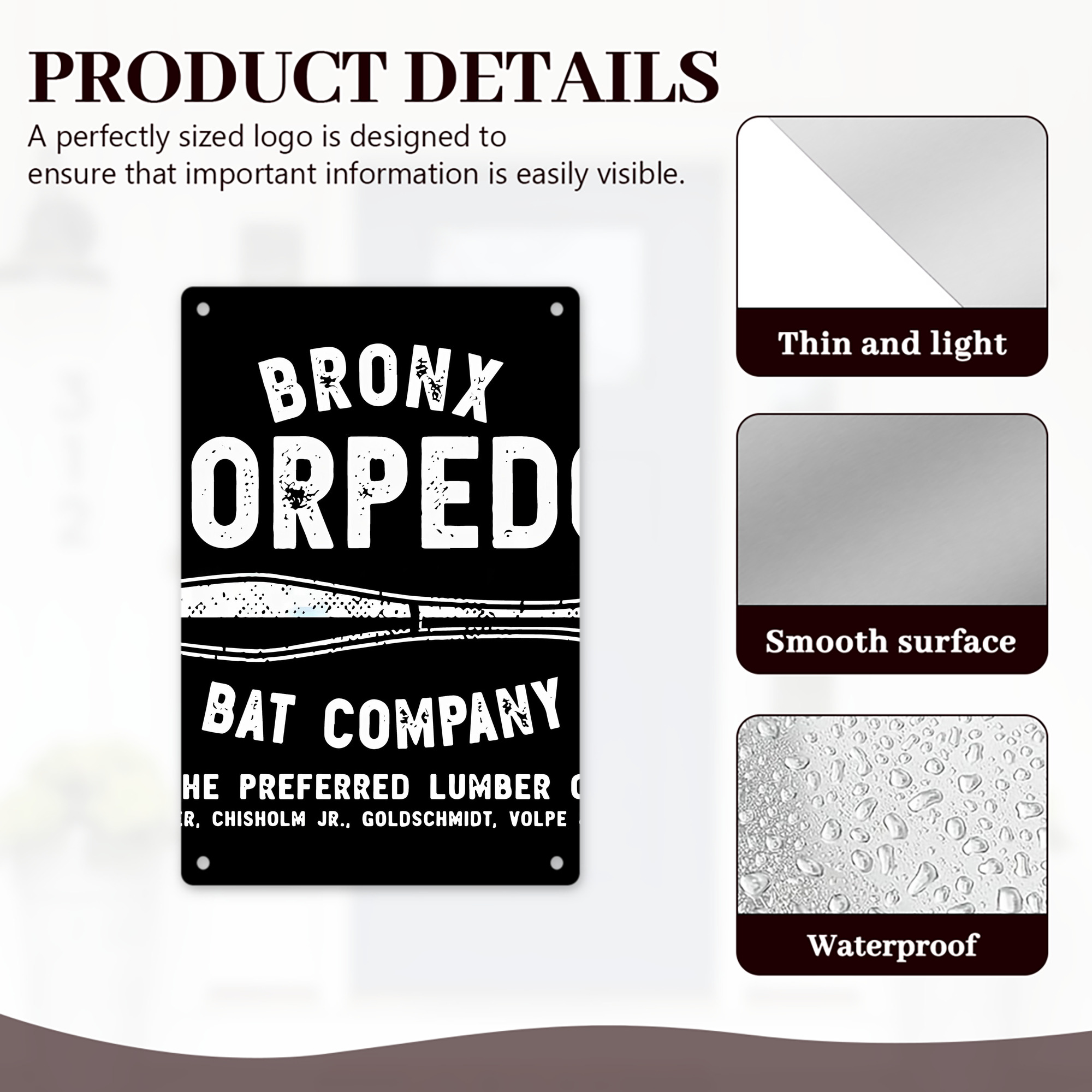 New York Yankees 261 8x12inch Vertical Aluminum Sign - Durable Fade-Resistant Indoor/Outdoor Safety & Information Plaque For Office, Hotel, Restaurant, Bar, Public Spaces