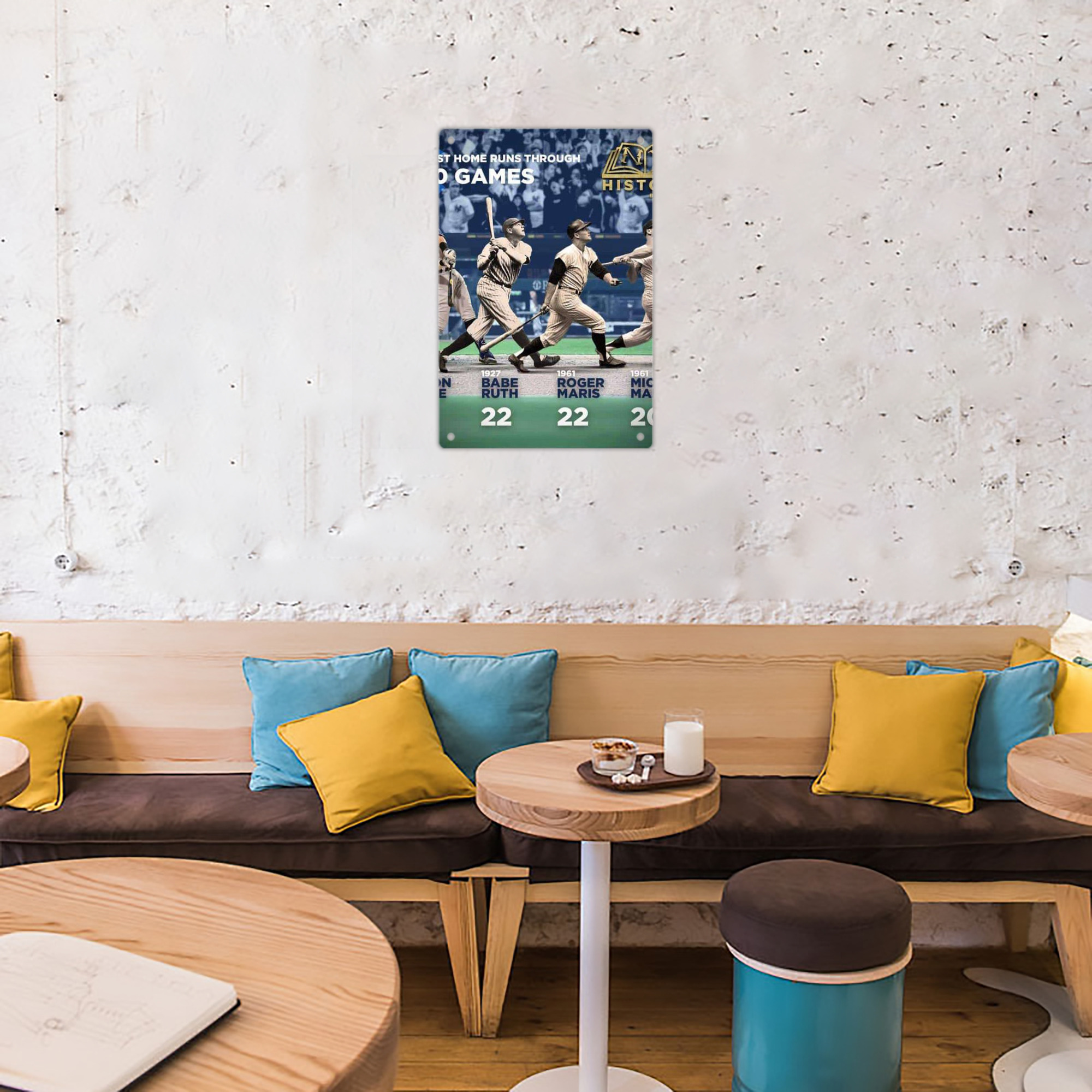 New York Yankees 315 8x12inch Vertical Aluminum Sign - Durable Fade-Resistant Indoor/Outdoor Safety & Information Plaque For Office, Hotel, Restaurant, Bar, Public Spaces