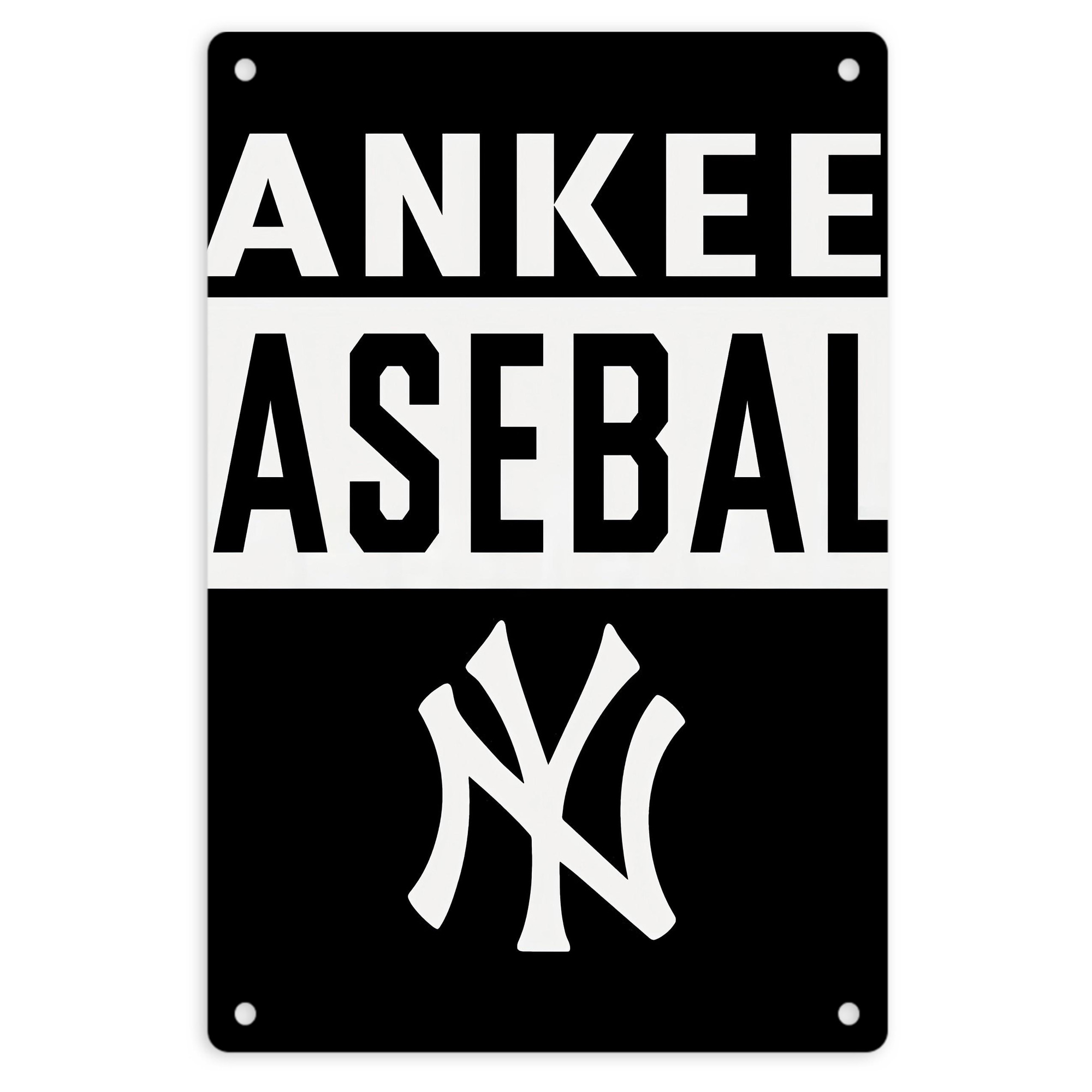 New York Yankees 266 8x12inch Vertical Aluminum Sign - Durable Fade-Resistant Indoor/Outdoor Safety & Information Plaque For Office, Hotel, Restaurant, Bar, Public Spaces