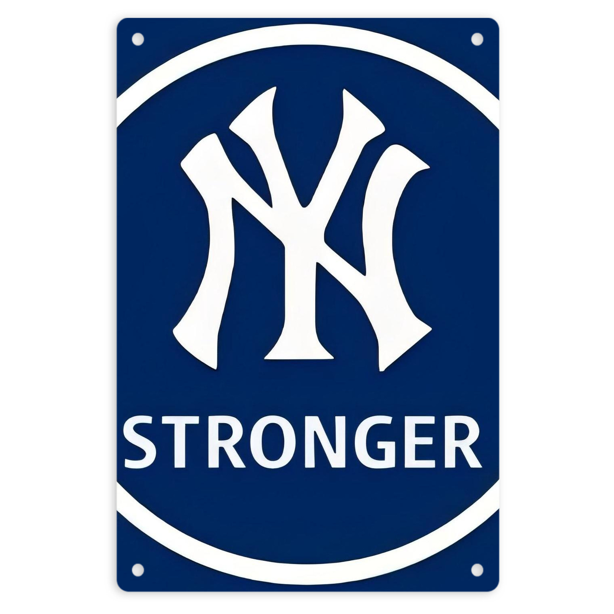 New York Yankees 346 8x12inch Vertical Aluminum Sign - Durable Fade-Resistant Indoor/Outdoor Safety & Information Plaque For Office, Hotel, Restaurant, Bar, Public Spaces