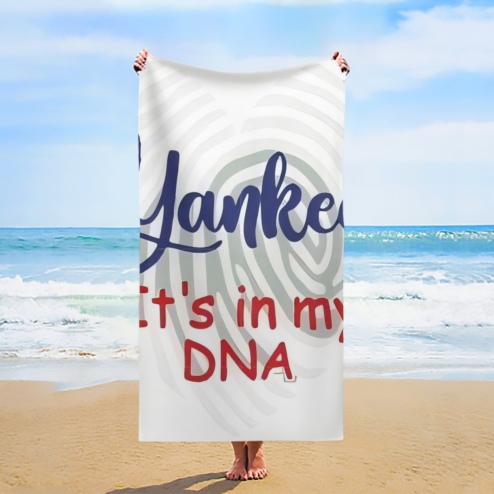 New York Yankees 234 Premium Microfiber Beach Towel – Soft, Large Size, Multi-Purpose For Beach, Picnic & Kids, Lightweight & Portable With Carry Bag, Easy Care