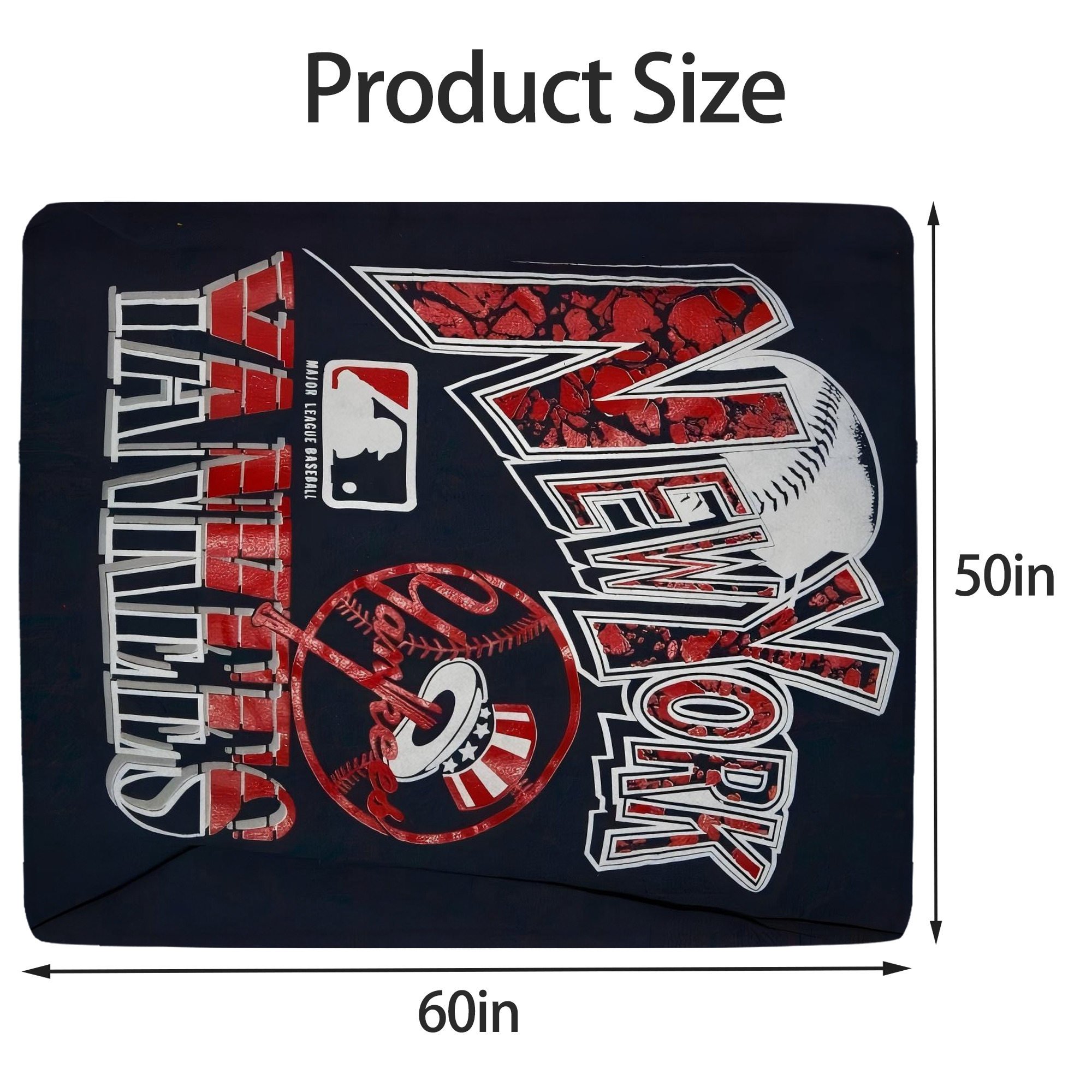 New York Yankees 125 Soft Fleece Throw Blanket 50 X 60 Inch – Super Soft, Lightweight, And Durable – Perfect For Sofa, Bed, Camping, And More – Ideal Gift For Family And Friends