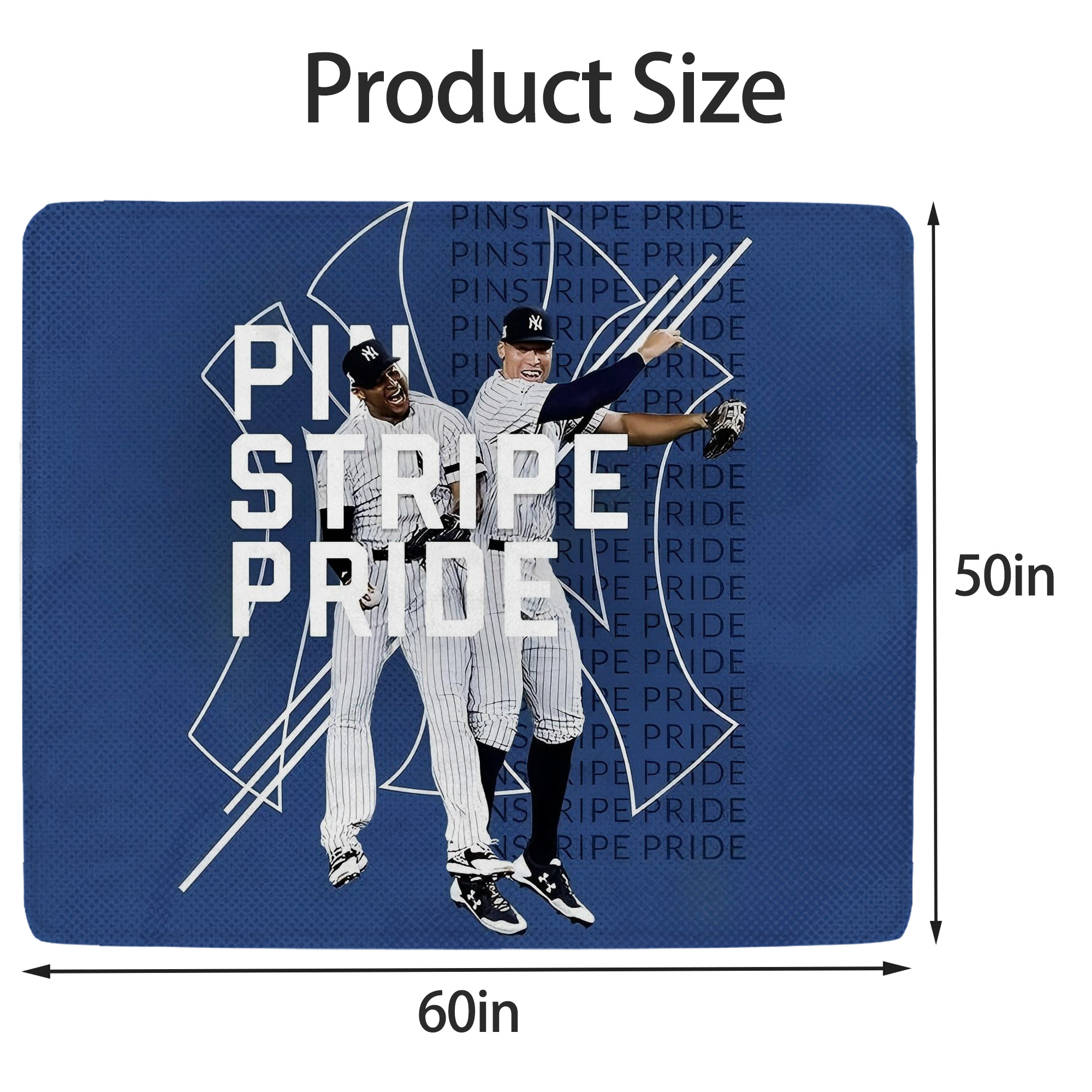 New York Yankees 196 Soft Fleece Throw Blanket 50 X 60 Inch – Super Soft, Lightweight, And Durable – Perfect For Sofa, Bed, Camping, And More – Ideal Gift For Family And Friends