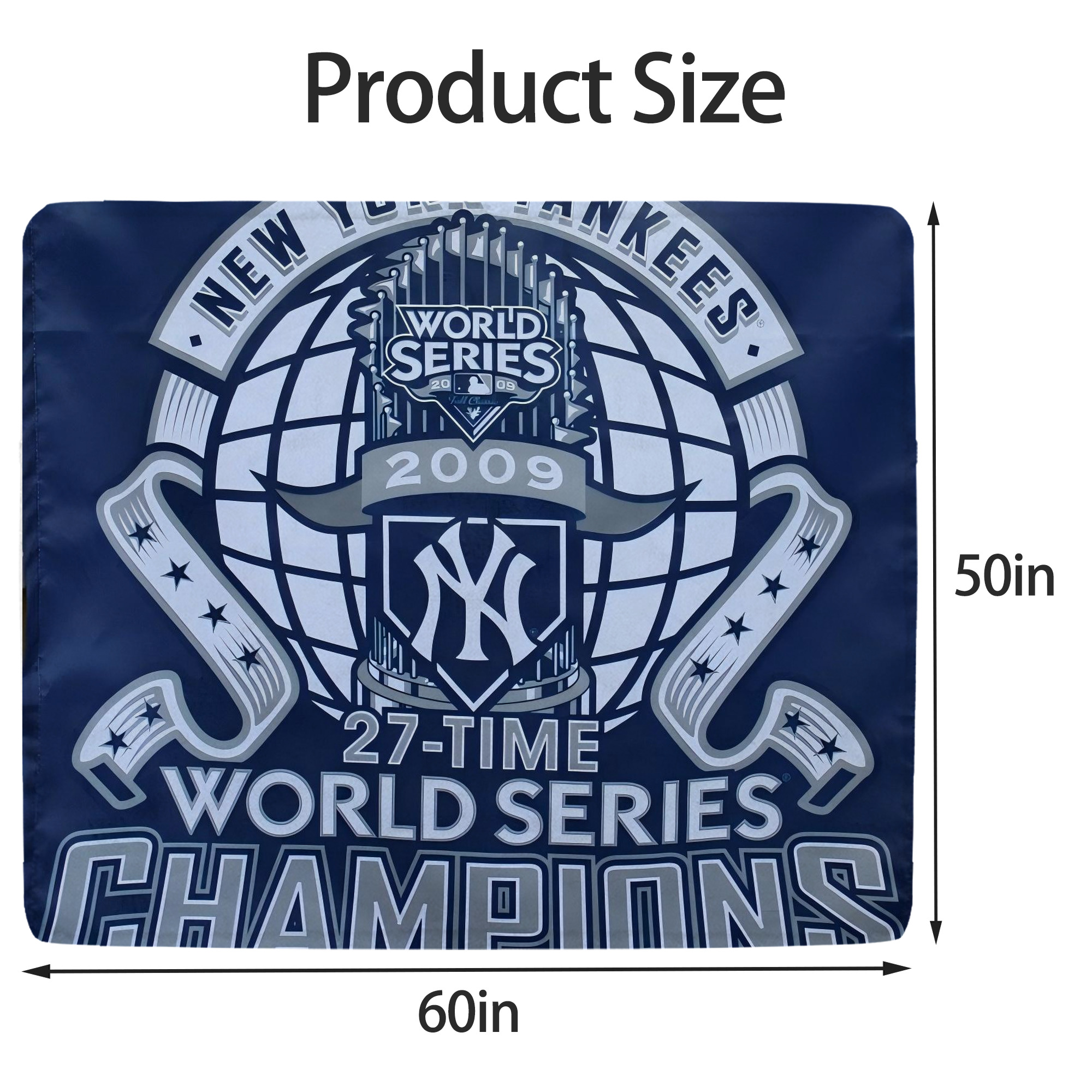 New York Yankees 270 Soft Fleece Throw Blanket 50 X 60 Inch – Super Soft, Lightweight, And Durable – Perfect For Sofa, Bed, Camping, And More – Ideal Gift For Family And Friends