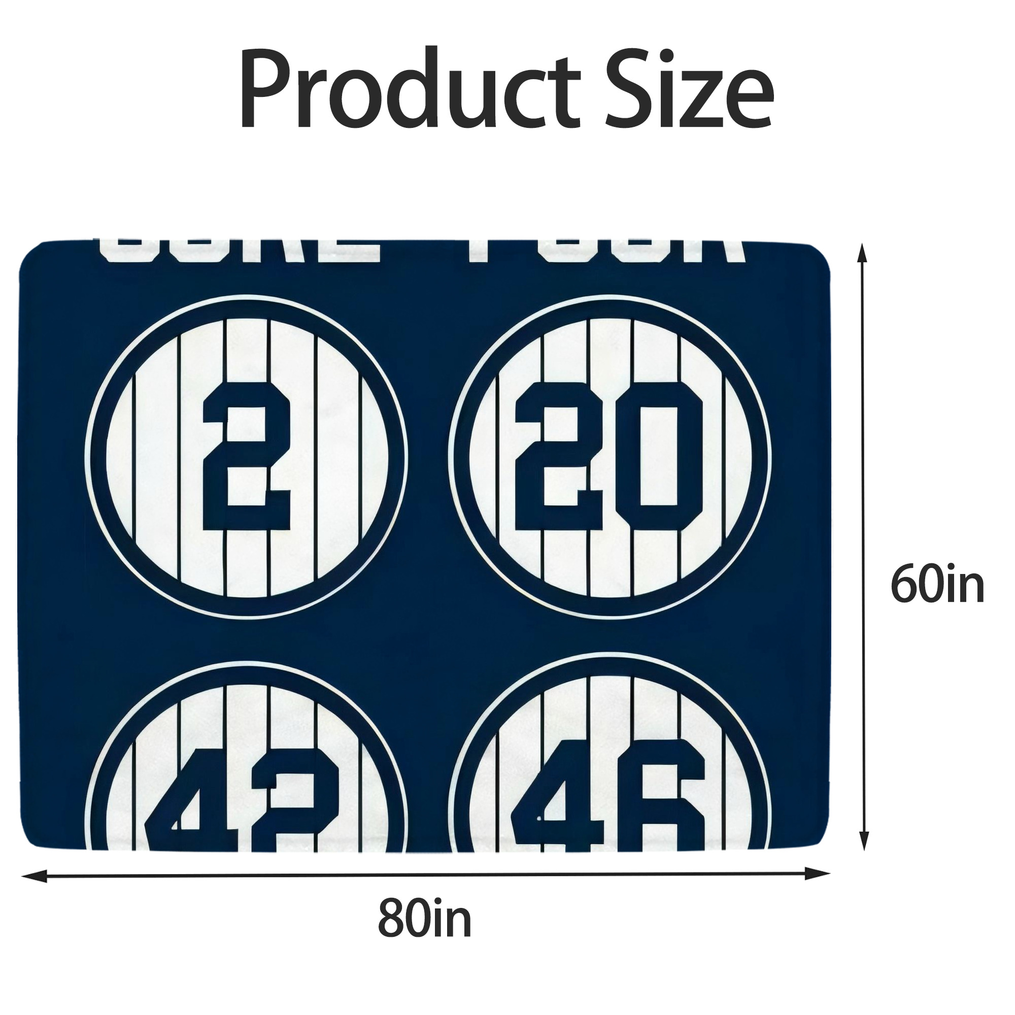 New York Yankees 223 Soft Fleece Throw Blanket 60 X 80 Inch – Super Soft, Lightweight, And Durable – Perfect For Sofa, Bed, Camping, And More – Ideal Gift For Family And Friends