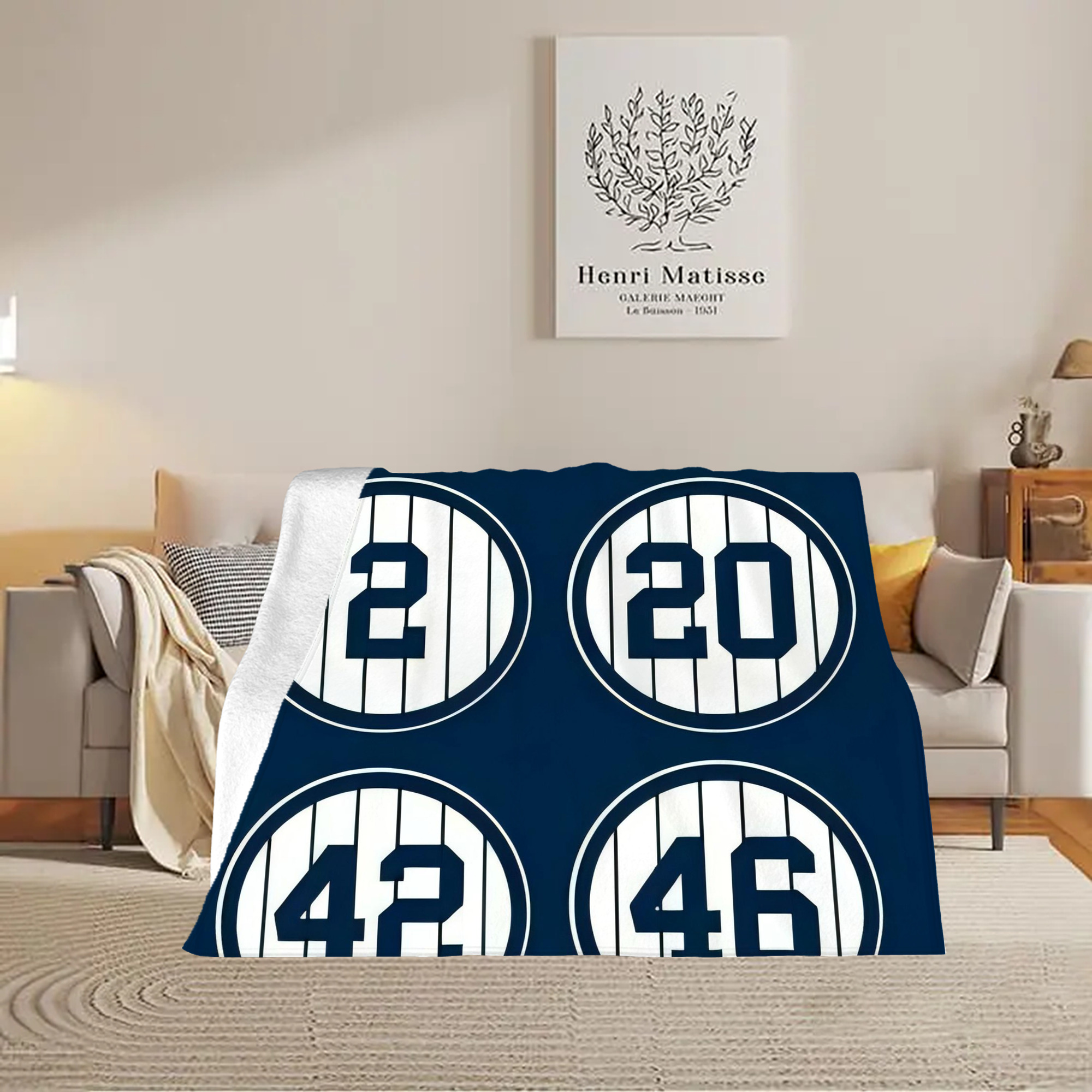 New York Yankees 223 Soft Fleece Throw Blanket 60 X 80 Inch – Super Soft, Lightweight, And Durable – Perfect For Sofa, Bed, Camping, And More – Ideal Gift For Family And Friends