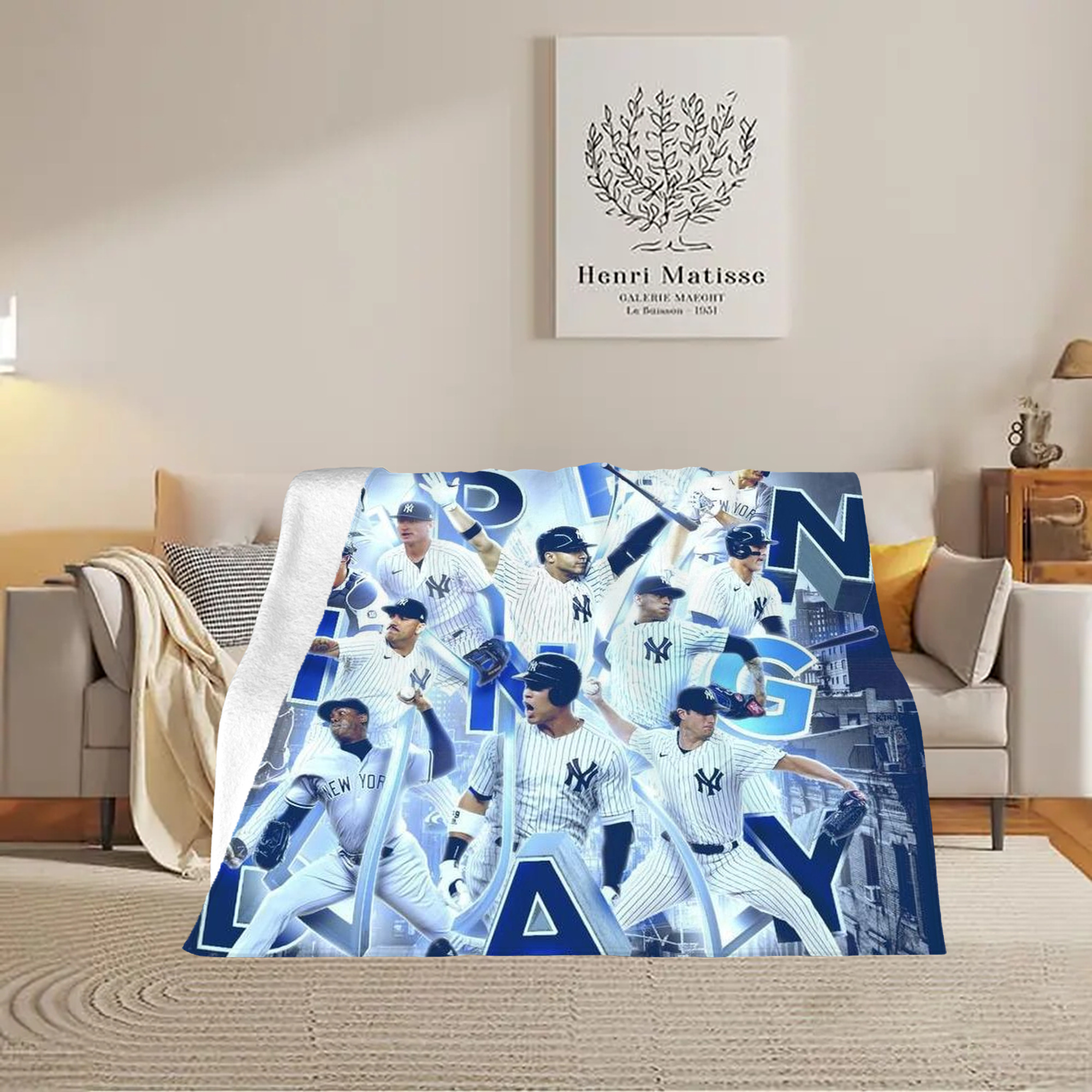 New York Yankees 236 Soft Fleece Throw Blanket 60 X 80 Inch – Super Soft, Lightweight, And Durable – Perfect For Sofa, Bed, Camping, And More – Ideal Gift For Family And Friends