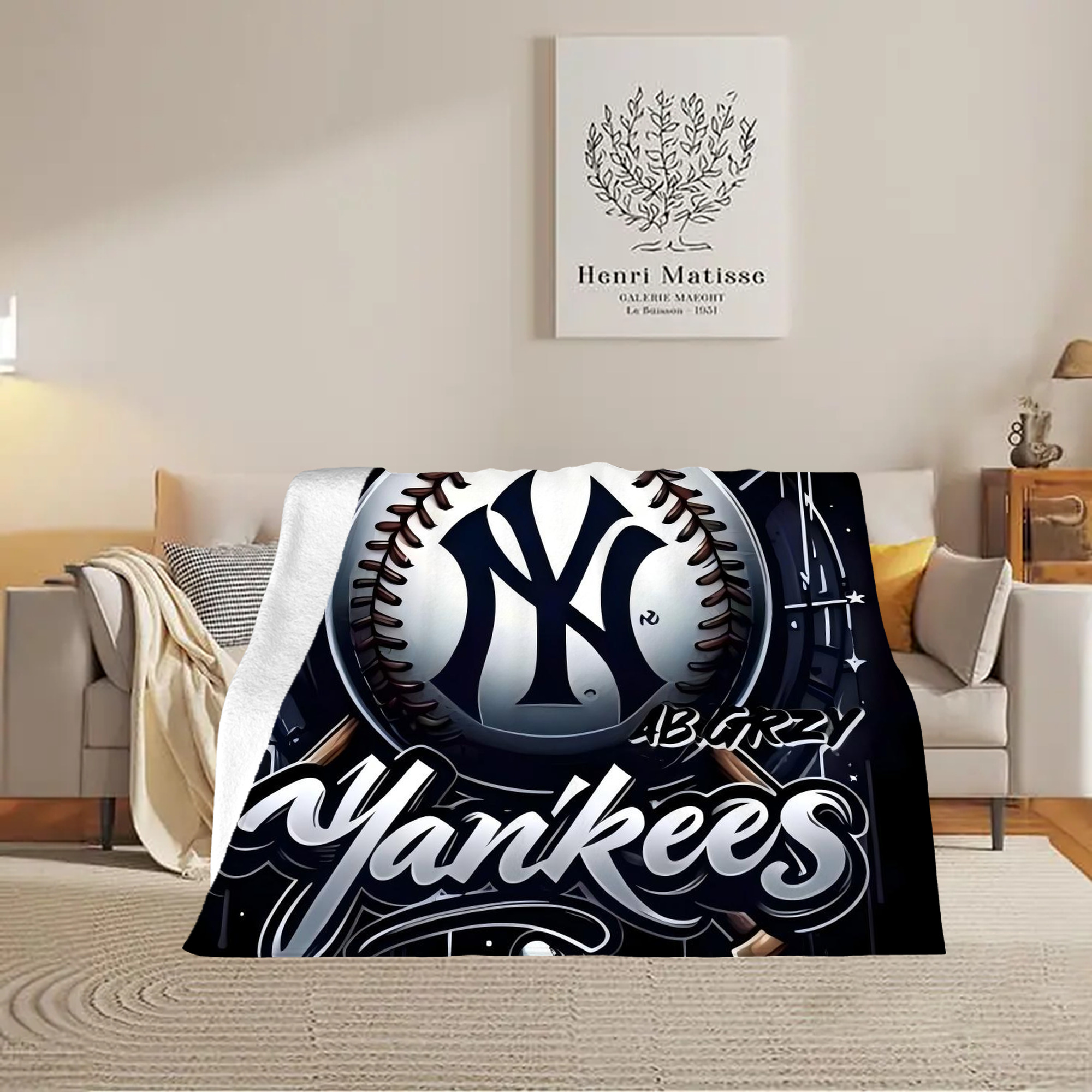 New York Yankees 241 Soft Fleece Throw Blanket 60 X 80 Inch – Super Soft, Lightweight, And Durable – Perfect For Sofa, Bed, Camping, And More – Ideal Gift For Family And Friends