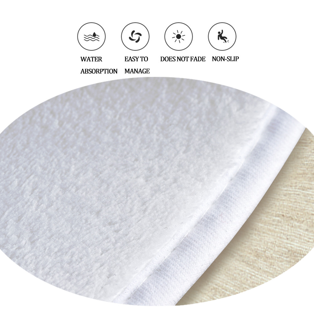 New York Yankees 356 Round Floor Mat – Soft Flannel & High-Density Sponge Core – Non-Slip Dot Backing – Durable Stitched Edges – Quick-Dry & Breathable – Perfect For Home, Bathroom & Living Room