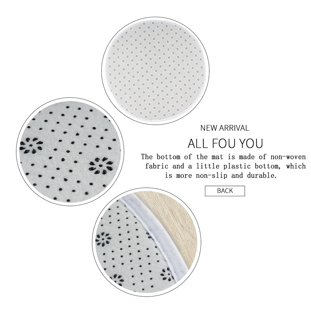 New York Yankees 356 Round Floor Mat – Soft Flannel & High-Density Sponge Core – Non-Slip Dot Backing – Durable Stitched Edges – Quick-Dry & Breathable – Perfect For Home, Bathroom & Living Room