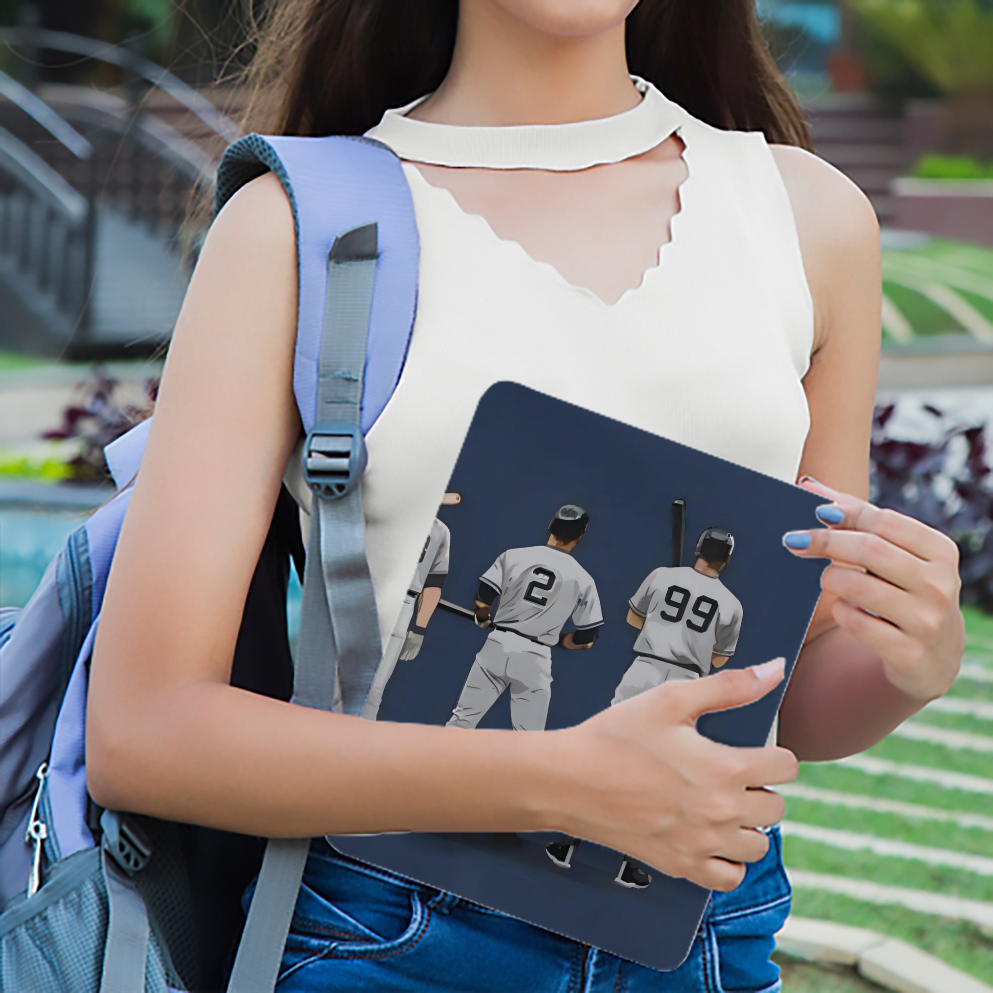 New York Yankees 242 IPad Case Without Pencil Slot – Book-Style Cover With PU Leather & TPU – Slim, Durable, Scratch-Resistant, Full Protection & Easy Access