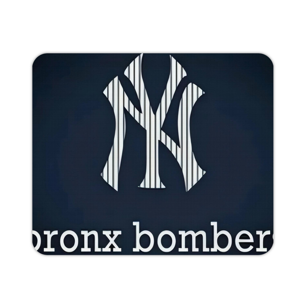 New York Yankees 355 Durable Rubber Mouse Pad With Stitched Edges, Waterproof, Non-Slip Surface, Ultra-Thin Design For Gaming, Office