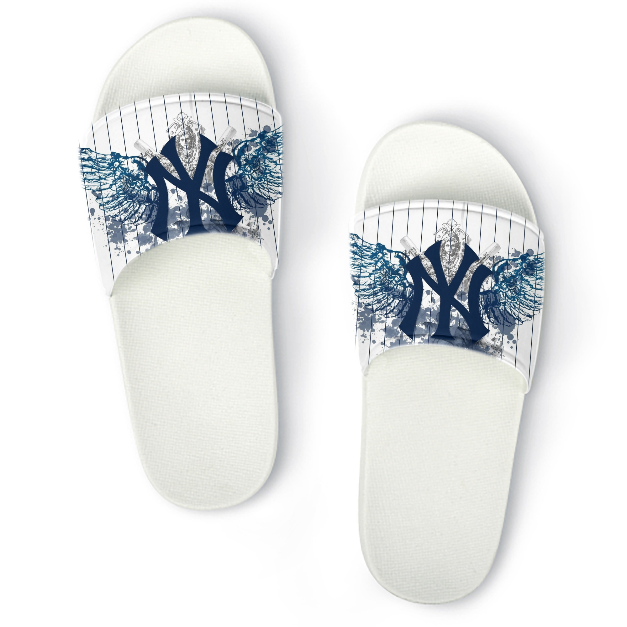 New York Yankees 353 PVC Home Slippers For Men & Women – Durable, Comfortable, Waterproof, Non-Slip, Stylish Casual Indoor & Outdoor Sandals