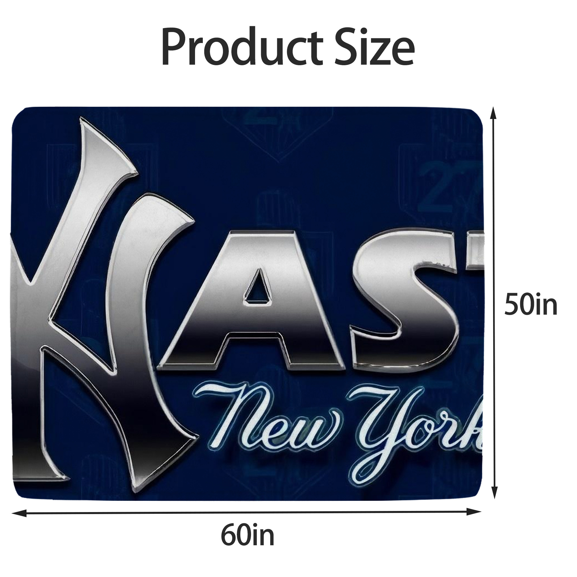 New York Yankees 359 Soft Fleece Throw Blanket 50 X 60 Inch – Super Soft, Lightweight, And Durable – Perfect For Sofa, Bed, Camping, And More – Ideal Gift For Family And Friends