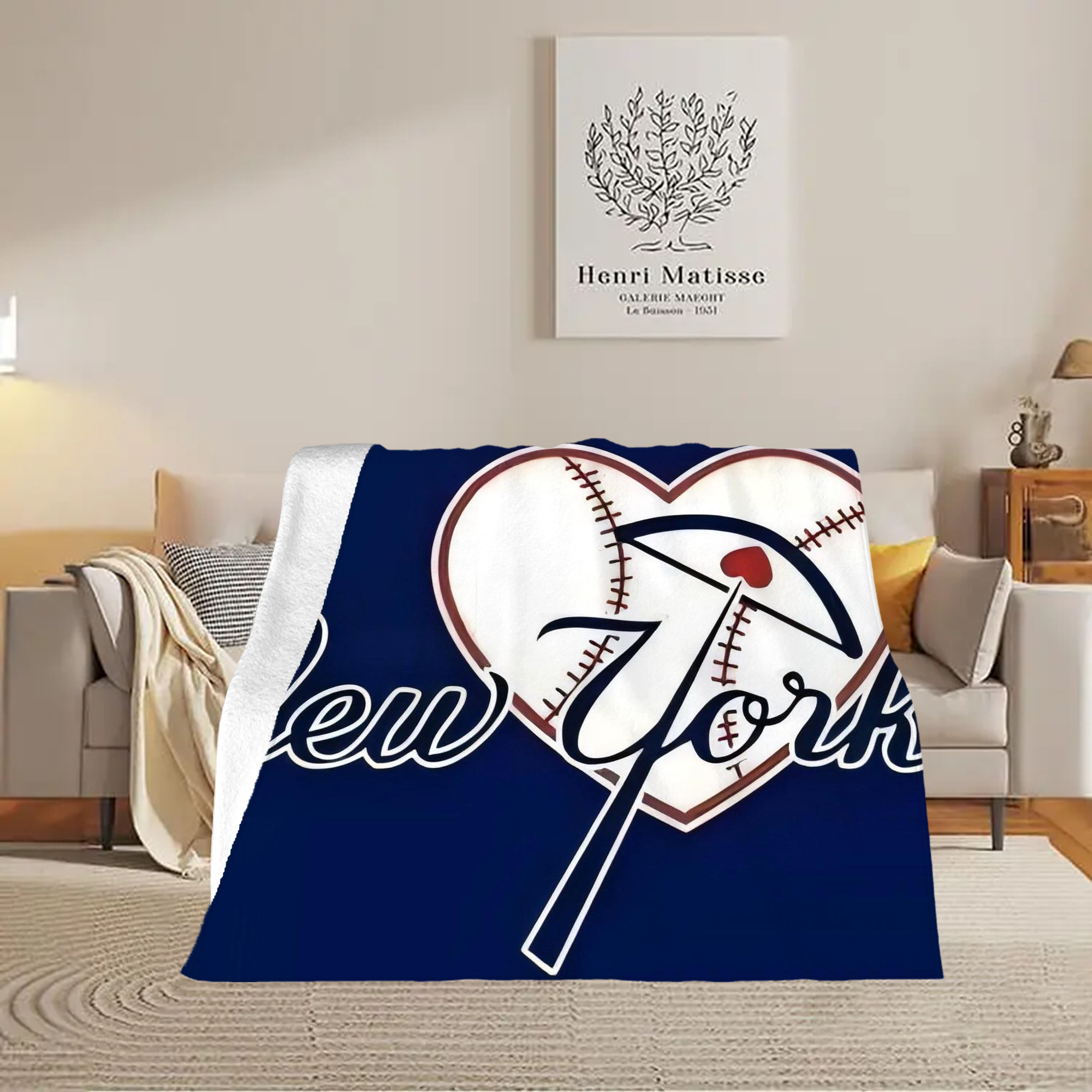 New York Yankees 354 Soft Fleece Throw Blanket 50 X 60 Inch – Super Soft, Lightweight, And Durable – Perfect For Sofa, Bed, Camping, And More – Ideal Gift For Family And Friends