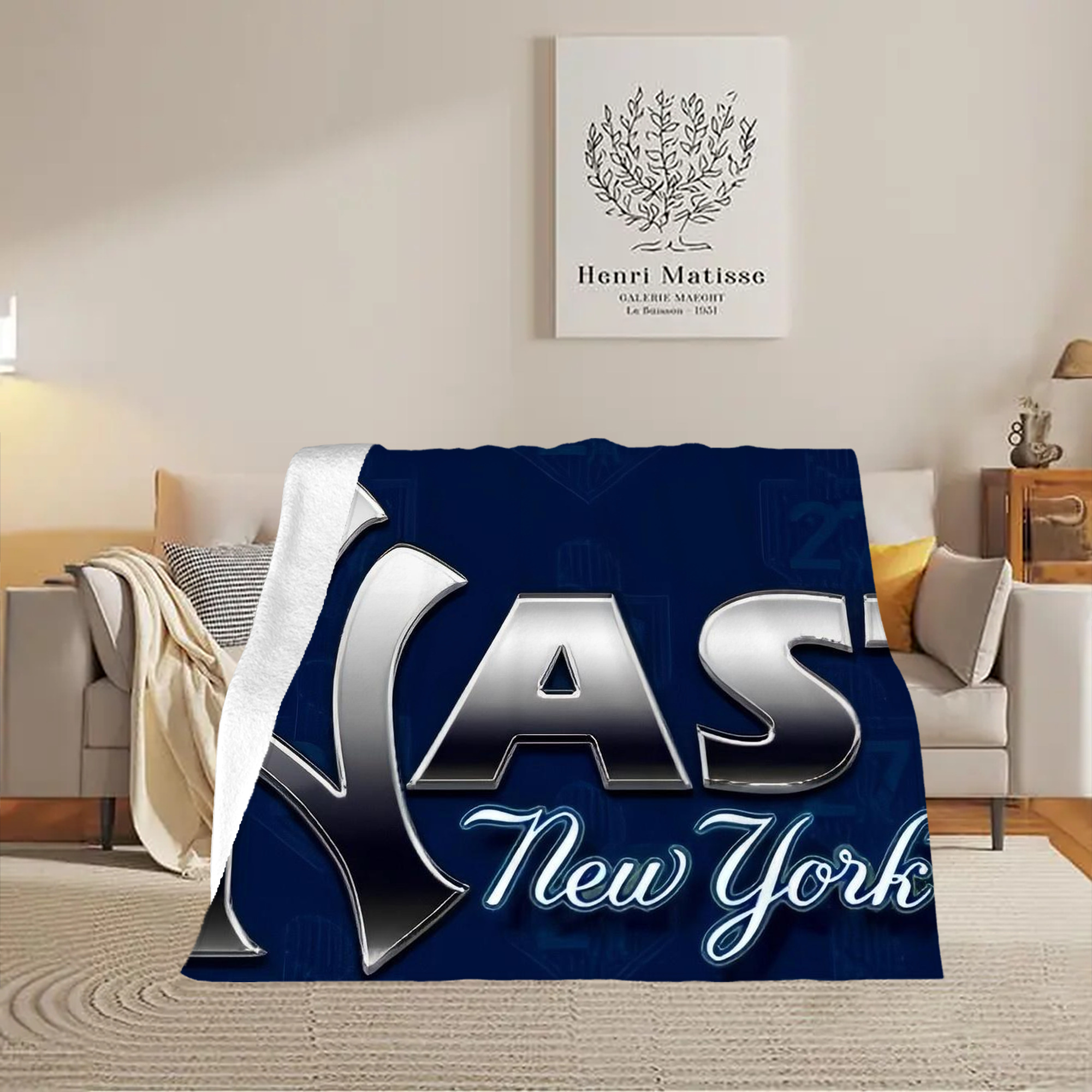 New York Yankees 359 Soft Fleece Throw Blanket 50 X 60 Inch – Super Soft, Lightweight, And Durable – Perfect For Sofa, Bed, Camping, And More – Ideal Gift For Family And Friends