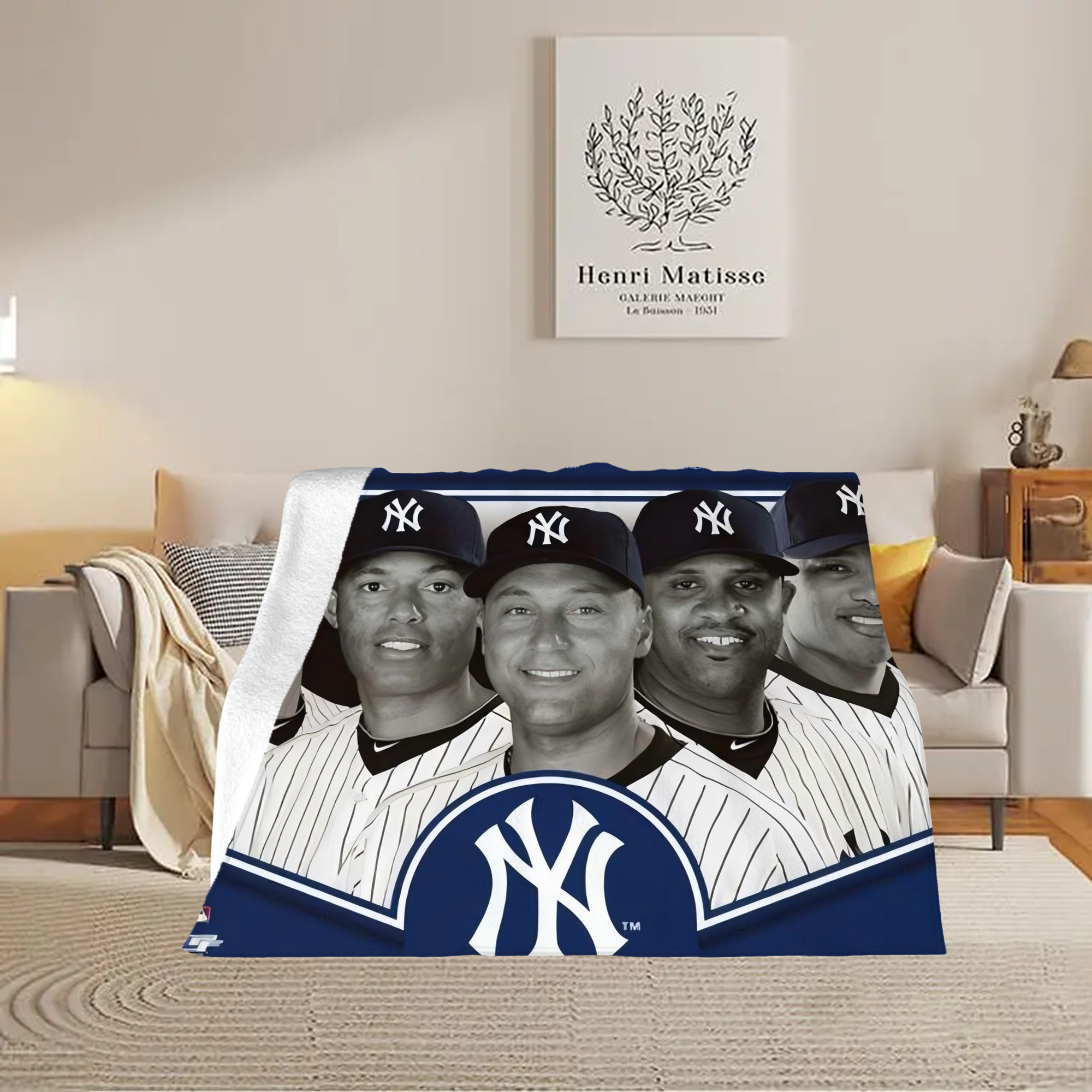 New York Yankees 361 Soft Fleece Throw Blanket 60 X 80 Inch – Super Soft, Lightweight, And Durable – Perfect For Sofa, Bed, Camping, And More – Ideal Gift For Family And Friends