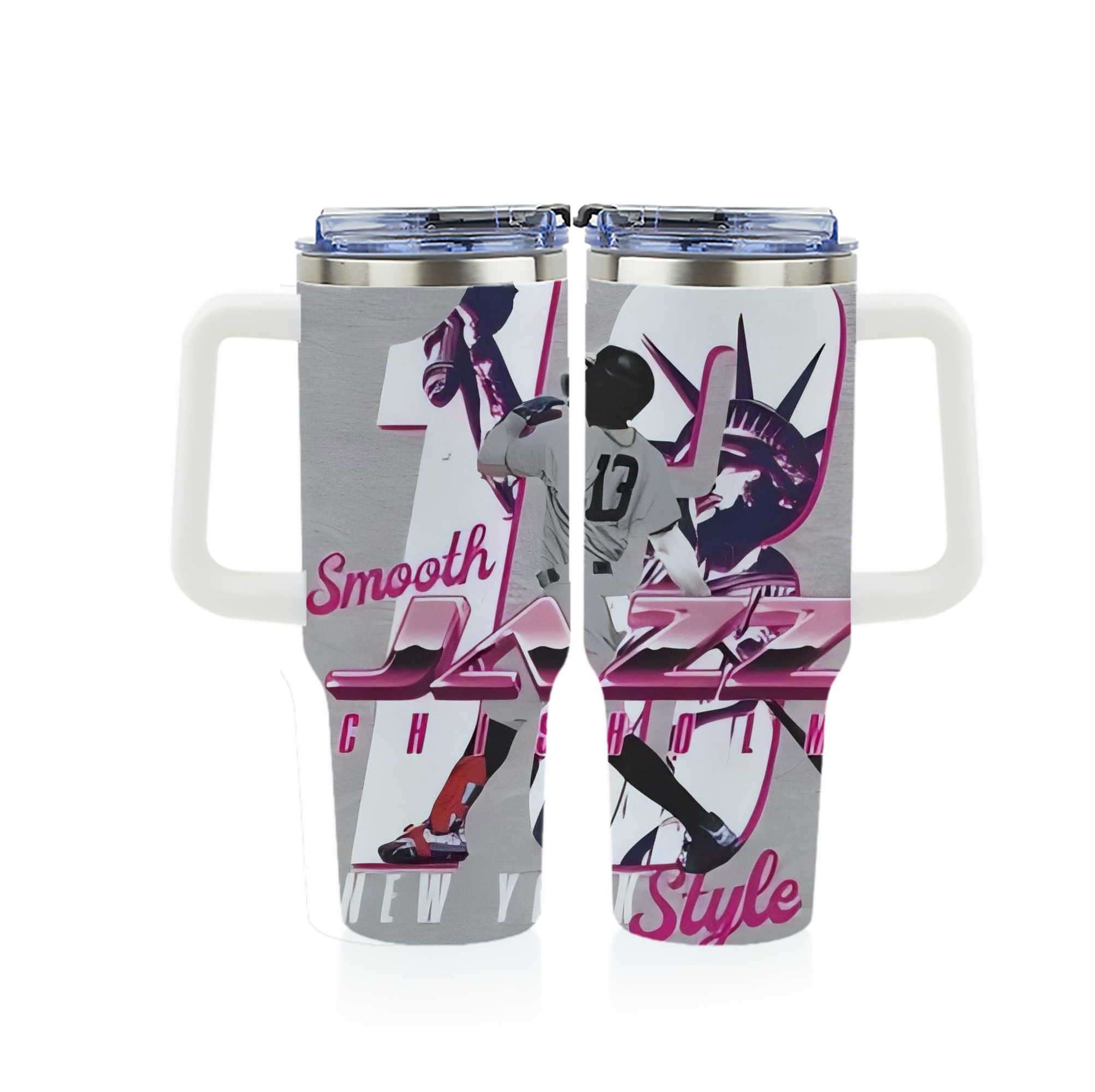 Jazz Chisholm Jr. 37 40oz Full Wrap Car Tumbler – Durable Stainless Steel Travel Mug With Vibrant UV Print – Double Wall Insulated, Fits Most Car Cup Holders