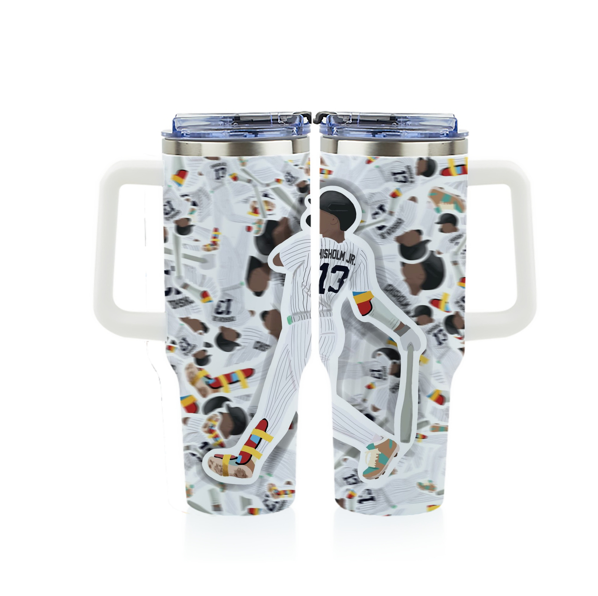 Jazz Chisholm Jr. 63 40oz Full Wrap Car Tumbler – Durable Stainless Steel Travel Mug With Vibrant UV Print – Double Wall Insulated, Fits Most Car Cup Holders