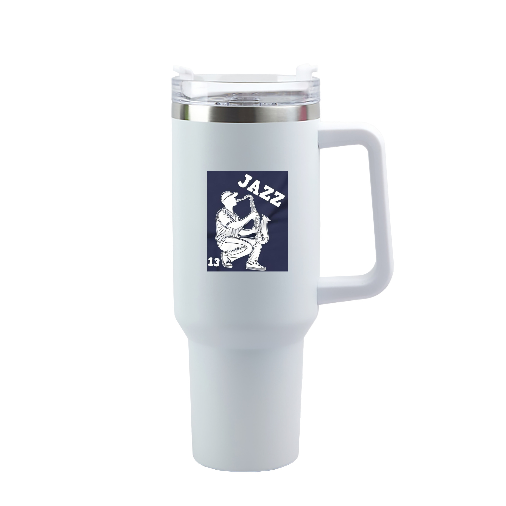 Jazz Chisholm Jr. 56 40oz Handle Car Tumbler – Durable Stainless Steel Travel Mug With UV Print – Double Wall Insulated, Fits Most Car Cup Holders