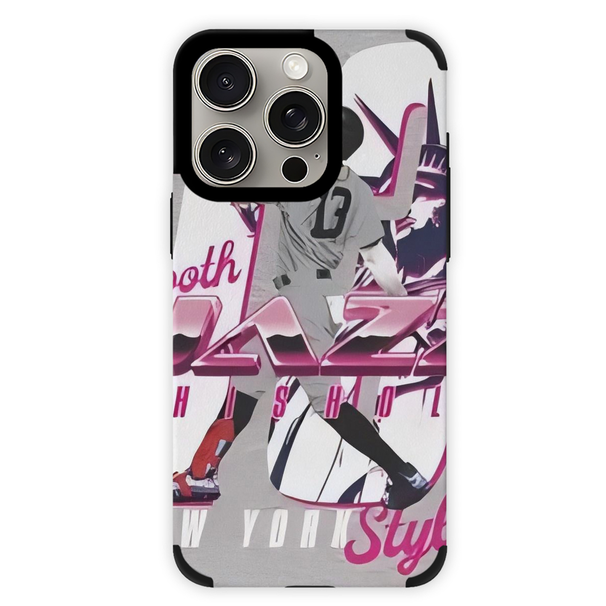 Jazz Chisholm Jr. 37 IPhone 15 Pro Max PU Leather Case – Soft Lining, 360° Protection – Precise Fit, 3D Buttons, Easy Charging – Anti-Yellowing, Easy To Clean