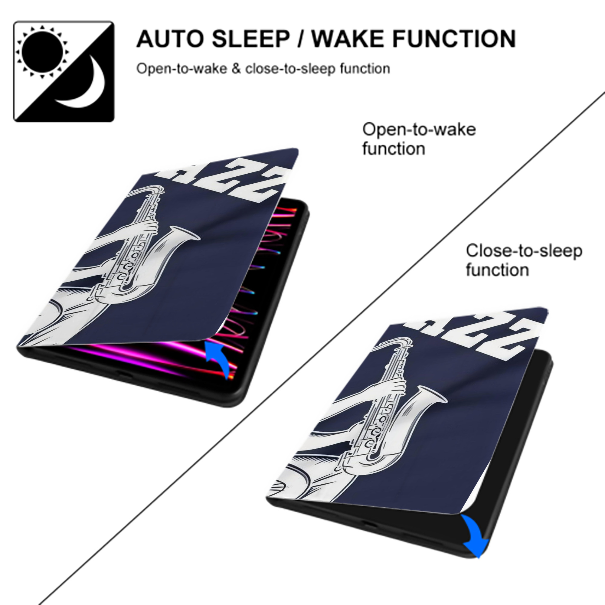 Jazz Chisholm Jr. 56 IPad Book-Style Case With Pencil Slot – Slim PU & TPU Cover – Full Protection, Precise Fit, Water & Scratch Resistant