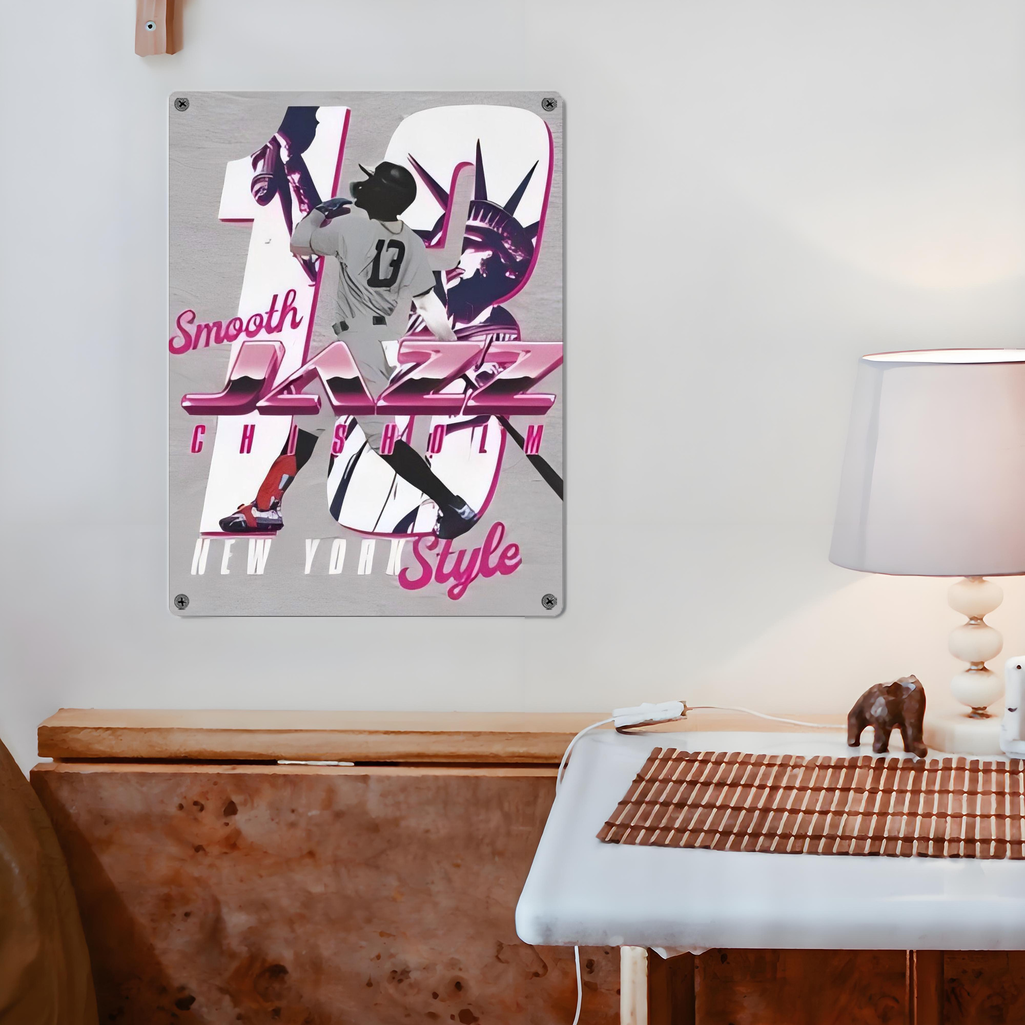 Jazz Chisholm Jr. 37 Vintage Metal Tin Sign 12x16inch – Retro Wall Art Decor For Home, Bar, Kitchen, Bedroom, Office – Durable Iron Sheet Poster, Easy To Hang, Full-Color Printing