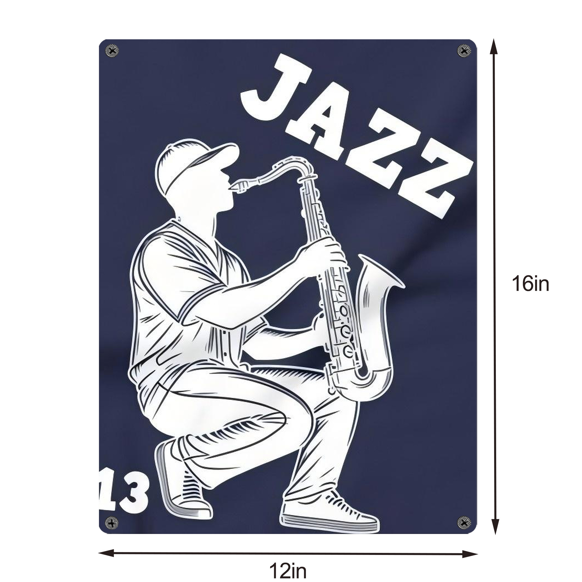Jazz Chisholm Jr. 56 Vintage Metal Tin Sign 12x16inch – Retro Wall Art Decor For Home, Bar, Kitchen, Bedroom, Office – Durable Iron Sheet Poster, Easy To Hang, Full-Color Printing