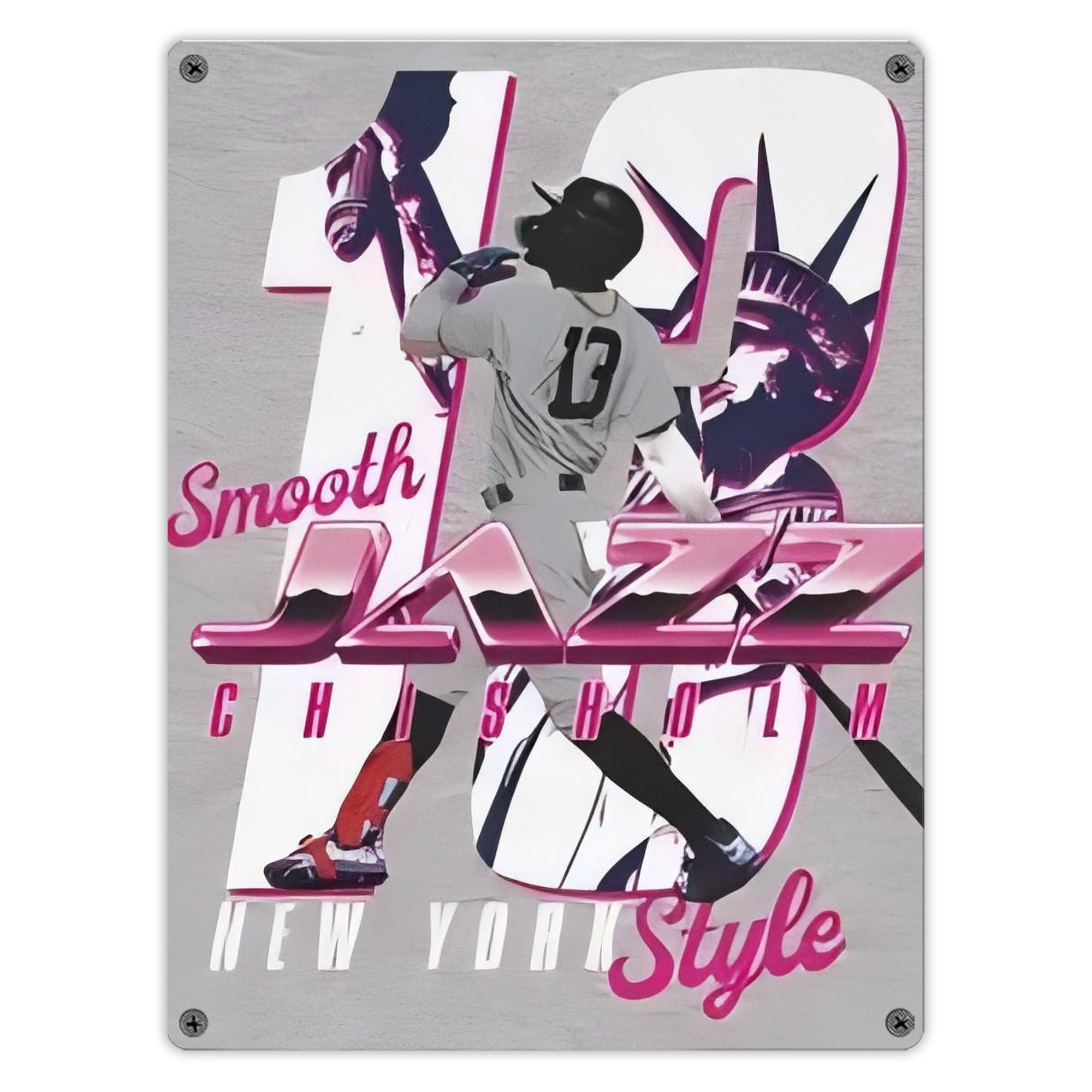 Jazz Chisholm Jr. 37 Vintage Metal Tin Sign 12x16inch – Retro Wall Art Decor For Home, Bar, Kitchen, Bedroom, Office – Durable Iron Sheet Poster, Easy To Hang, Full-Color Printing