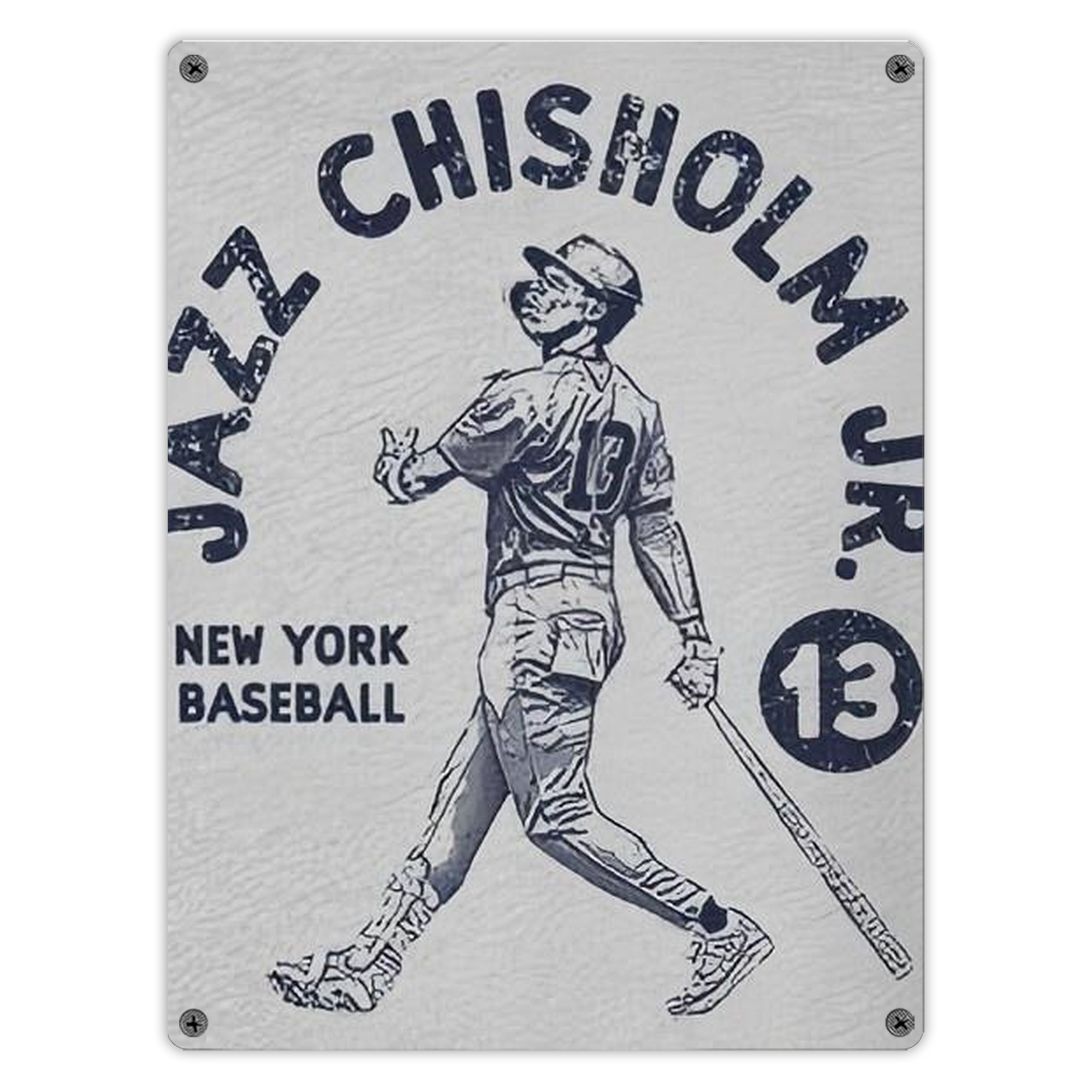 Jazz Chisholm Jr. 49 Vintage Metal Tin Sign 12x16inch – Retro Wall Art Decor For Home, Bar, Kitchen, Bedroom, Office – Durable Iron Sheet Poster, Easy To Hang, Full-Color Printing