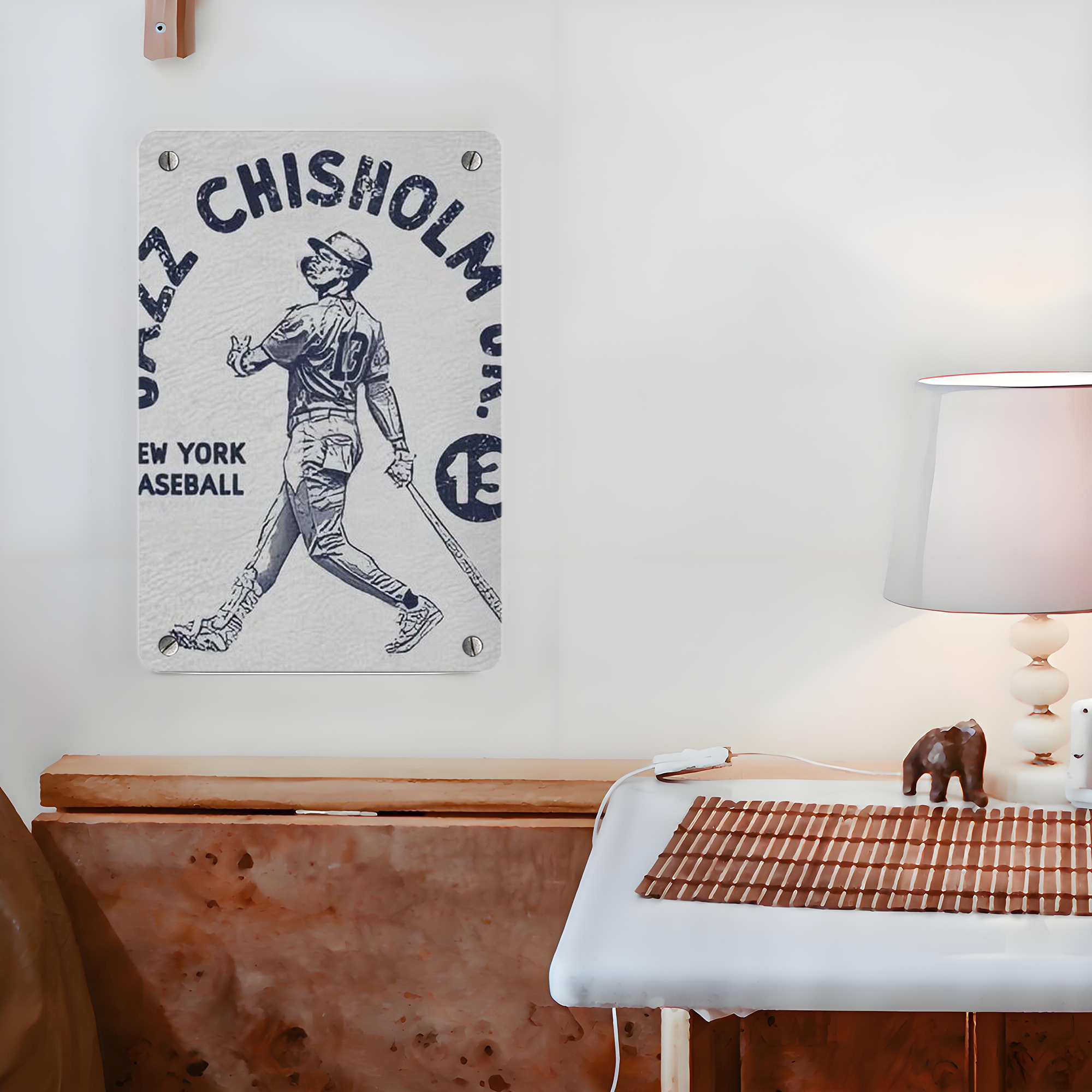 Jazz Chisholm Jr. 49 Metal Tin Sign 8x12inch - High-Quality Full-Print Decorative Wall Art, Durable Rust-Resistant Metal Plaque For Living Room, Bedroom, Kitchen, Office, Bar Décor