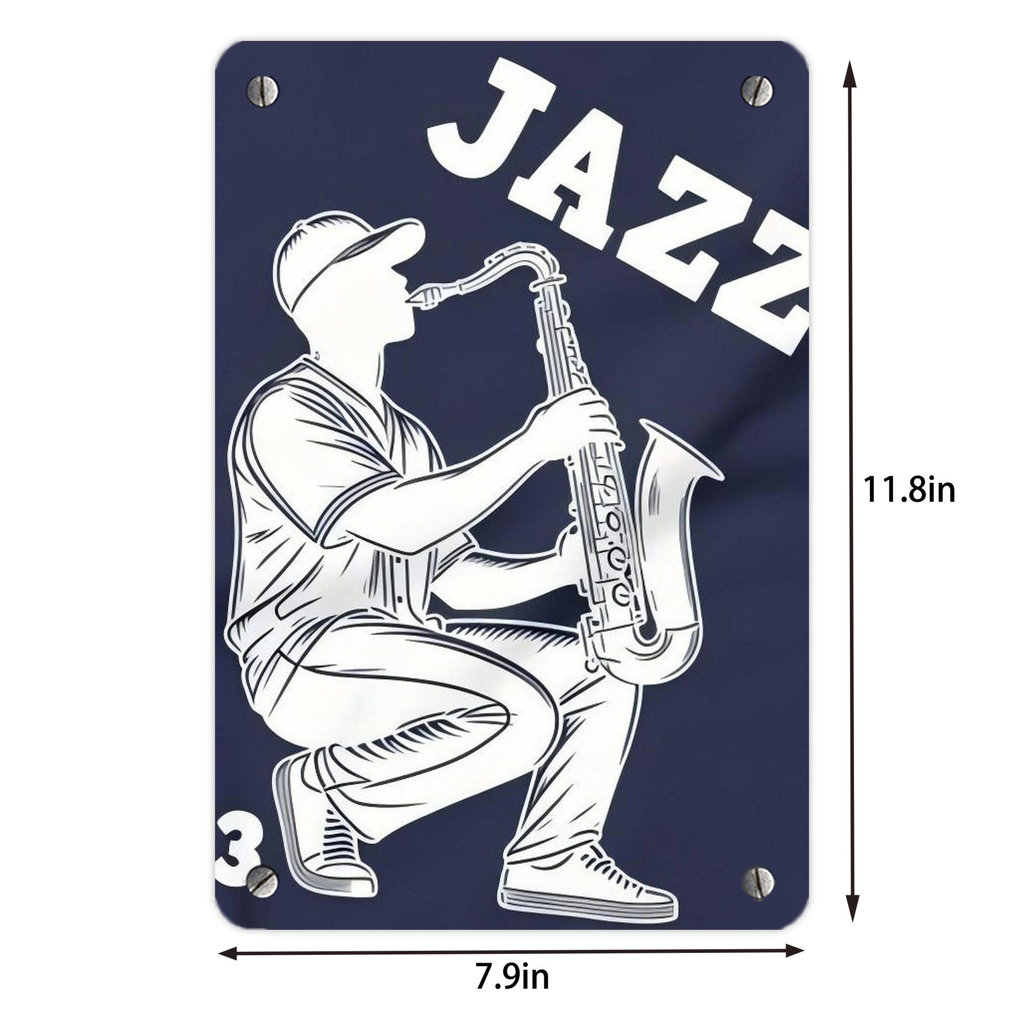 Jazz Chisholm Jr. 56 Metal Tin Sign 8x12inch - High-Quality Full-Print Decorative Wall Art, Durable Rust-Resistant Metal Plaque For Living Room, Bedroom, Kitchen, Office, Bar Décor