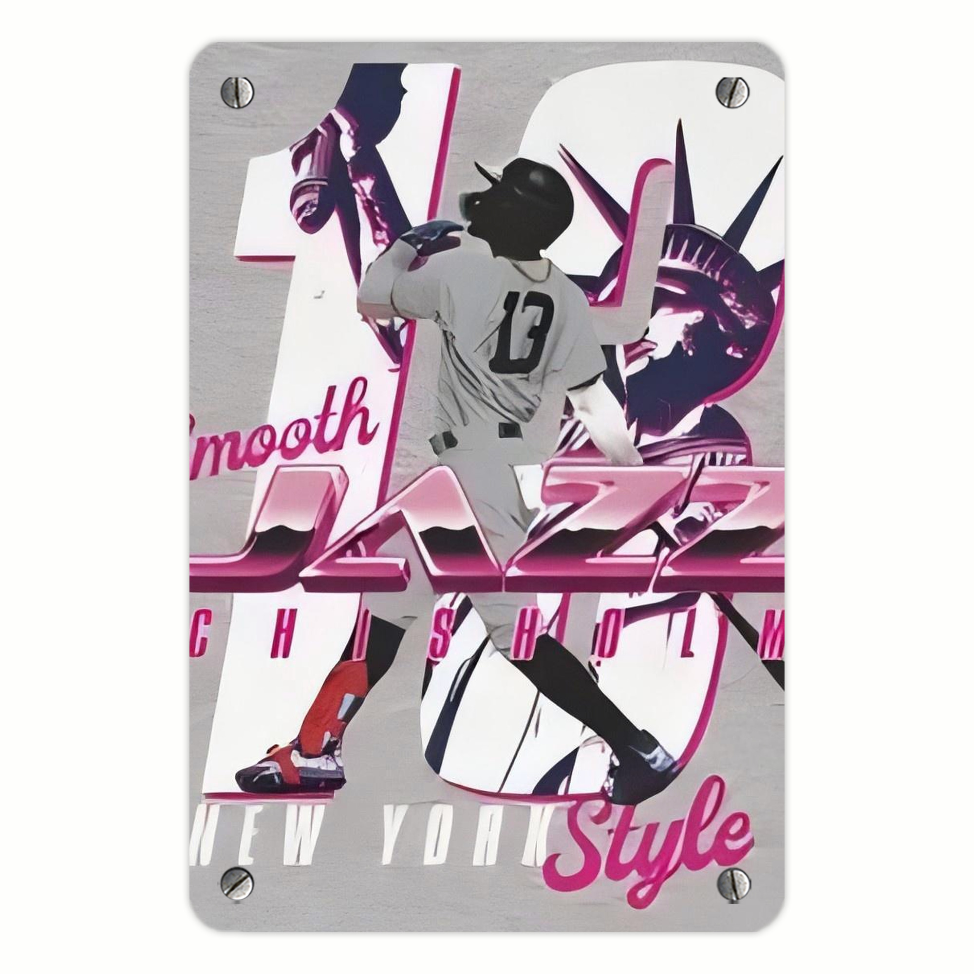 Jazz Chisholm Jr. 37 Metal Tin Sign 8x12inch - High-Quality Full-Print Decorative Wall Art, Durable Rust-Resistant Metal Plaque For Living Room, Bedroom, Kitchen, Office, Bar Décor