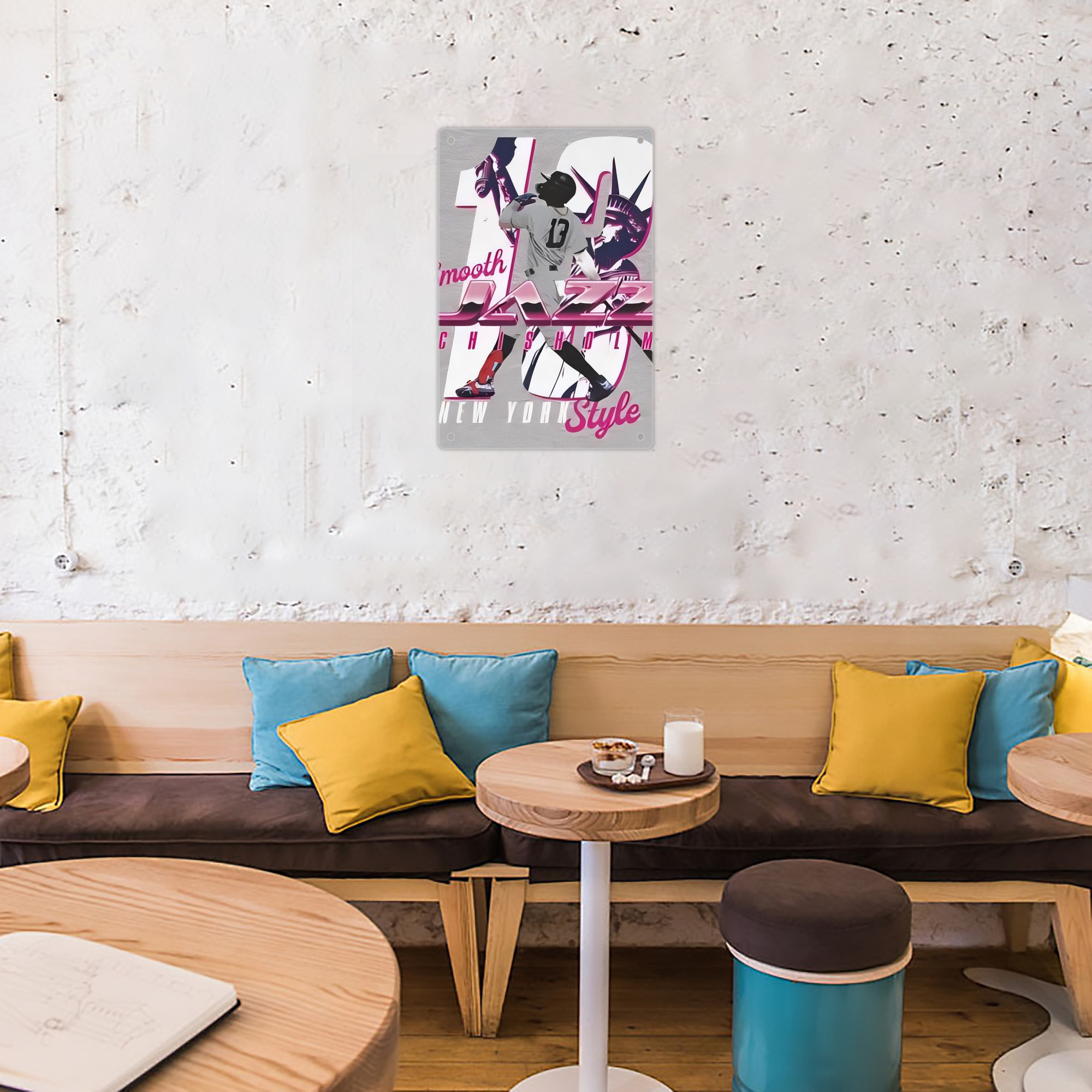 Jazz Chisholm Jr. 37 8x12inch Vertical Aluminum Sign - Durable Fade-Resistant Indoor/Outdoor Safety & Information Plaque For Office, Hotel, Restaurant, Bar, Public Spaces