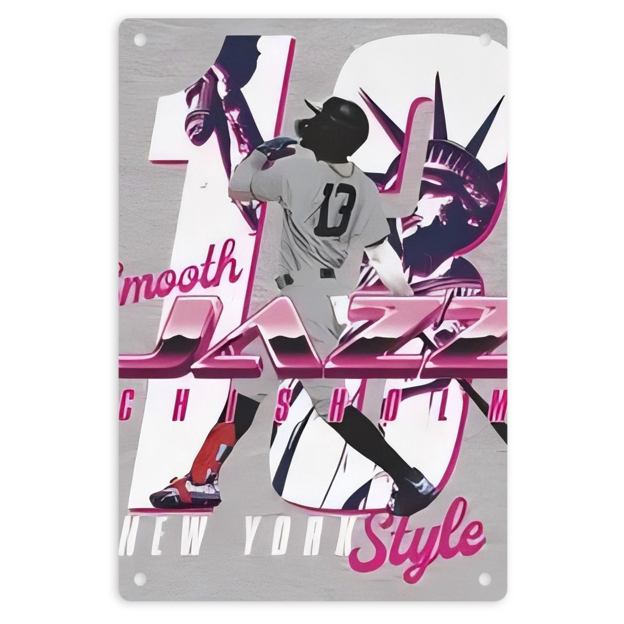 Jazz Chisholm Jr. 37 8x12inch Vertical Aluminum Sign - Durable Fade-Resistant Indoor/Outdoor Safety & Information Plaque For Office, Hotel, Restaurant, Bar, Public Spaces