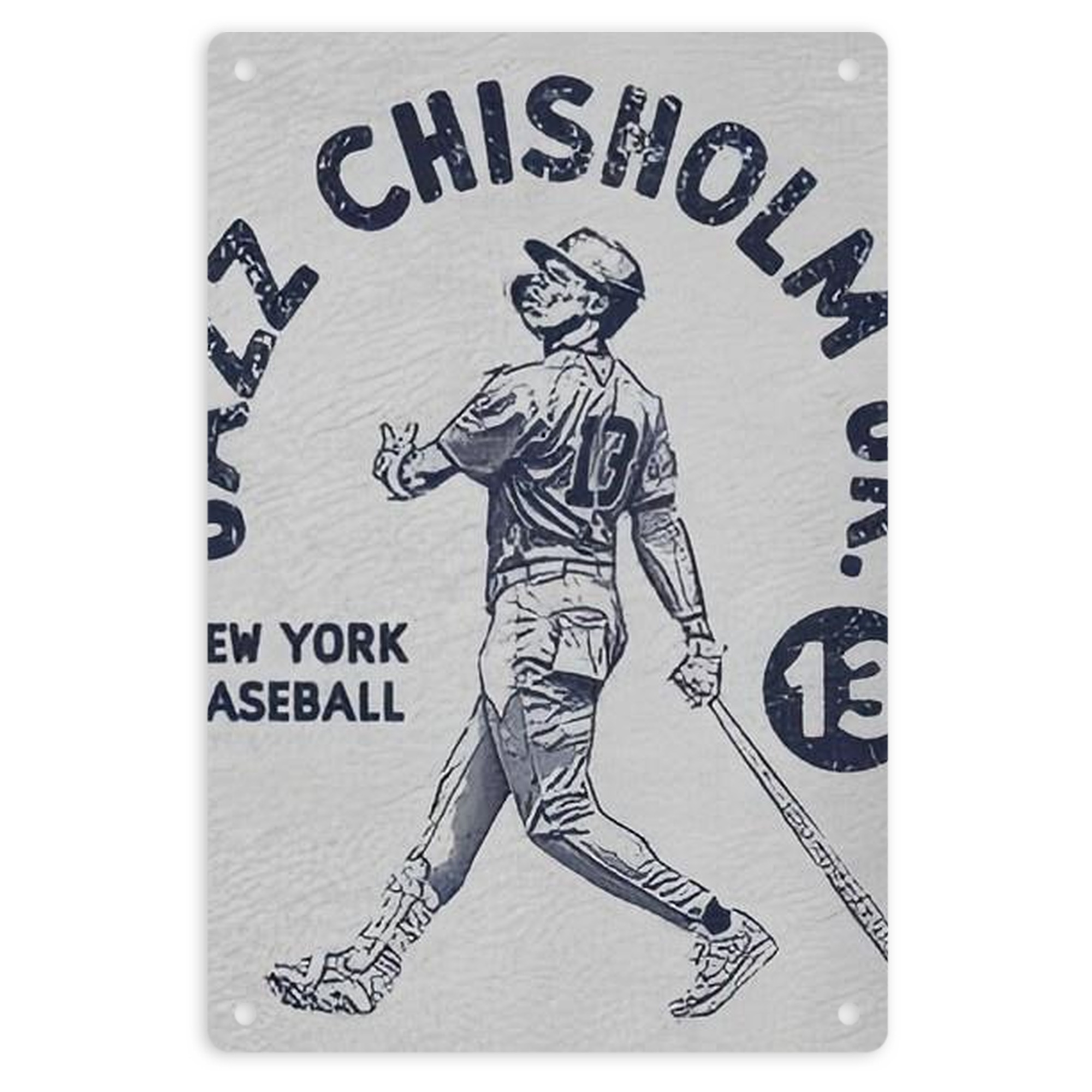 Jazz Chisholm Jr. 49 8x12inch Vertical Aluminum Sign - Durable Fade-Resistant Indoor/Outdoor Safety & Information Plaque For Office, Hotel, Restaurant, Bar, Public Spaces