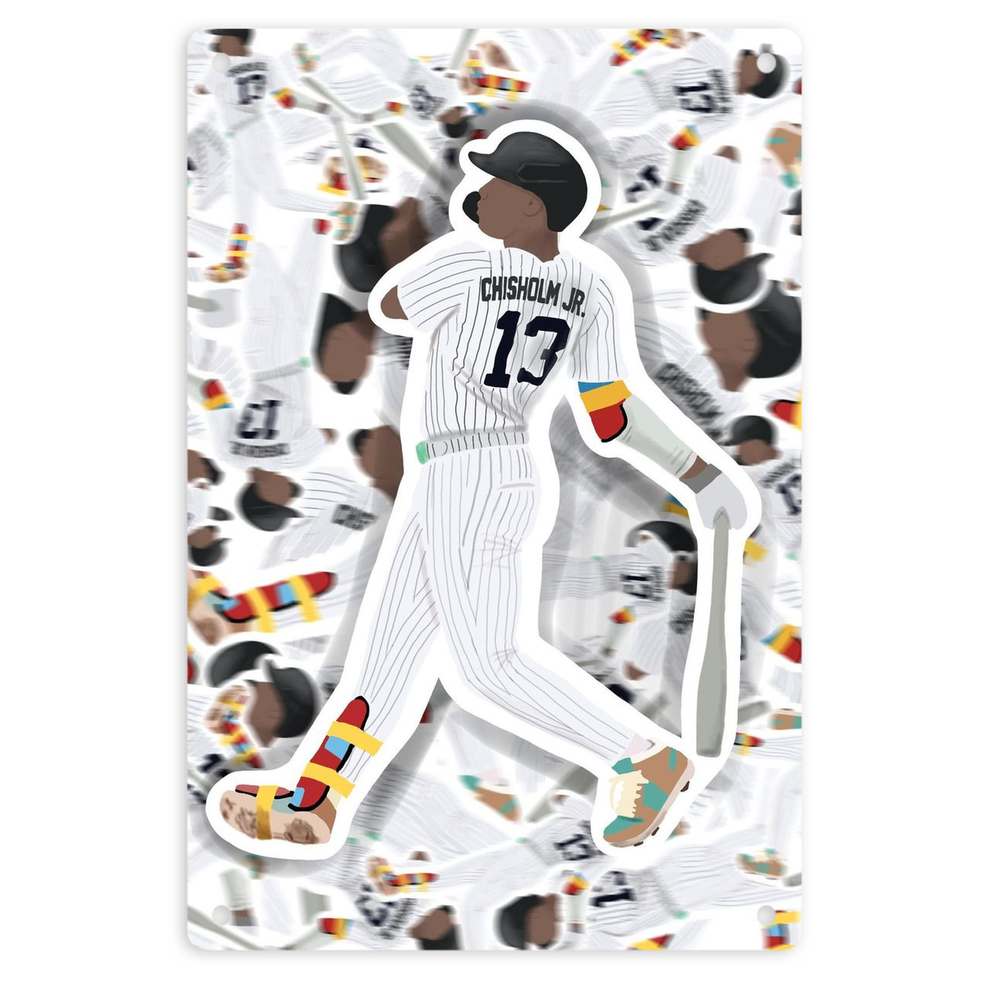 Jazz Chisholm Jr. 63 8x12inch Vertical Aluminum Sign - Durable Fade-Resistant Indoor/Outdoor Safety & Information Plaque For Office, Hotel, Restaurant, Bar, Public Spaces