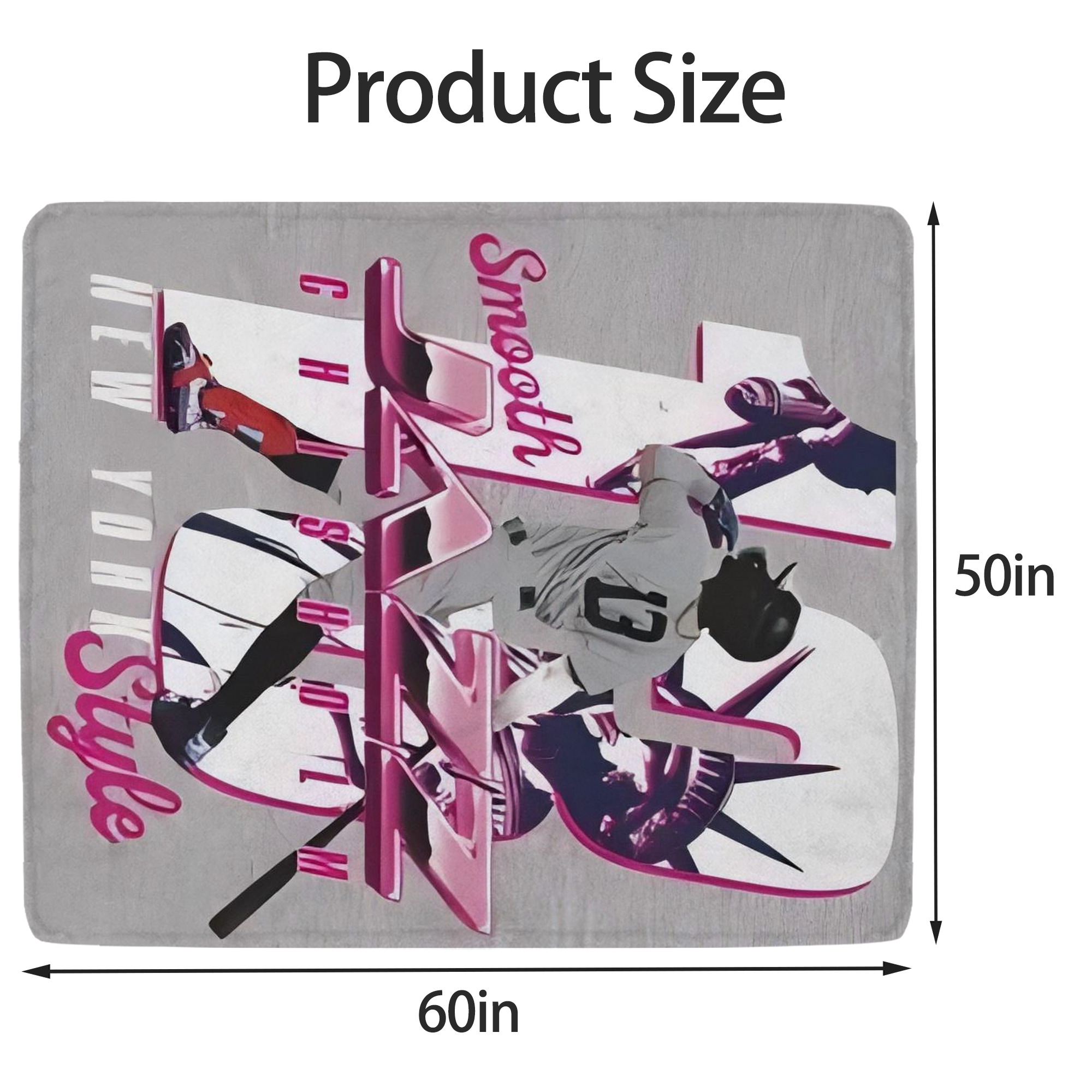 Jazz Chisholm Jr. 37 Soft Fleece Throw Blanket 50 X 60 Inch – Super Soft, Lightweight, And Durable – Perfect For Sofa, Bed, Camping, And More – Ideal Gift For Family And Friends