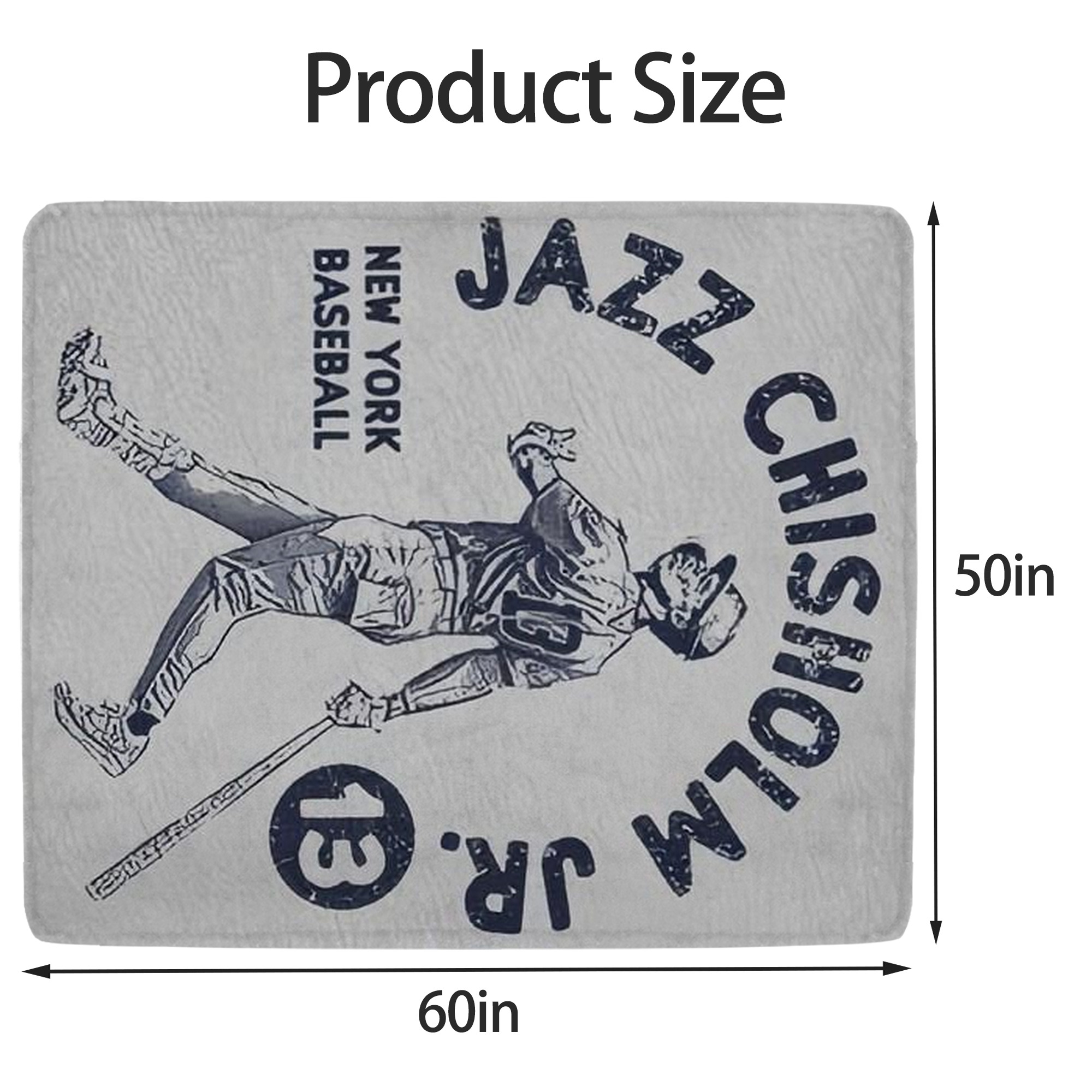 Jazz Chisholm Jr. 49 Soft Fleece Throw Blanket 50 X 60 Inch – Super Soft, Lightweight, And Durable – Perfect For Sofa, Bed, Camping, And More – Ideal Gift For Family And Friends