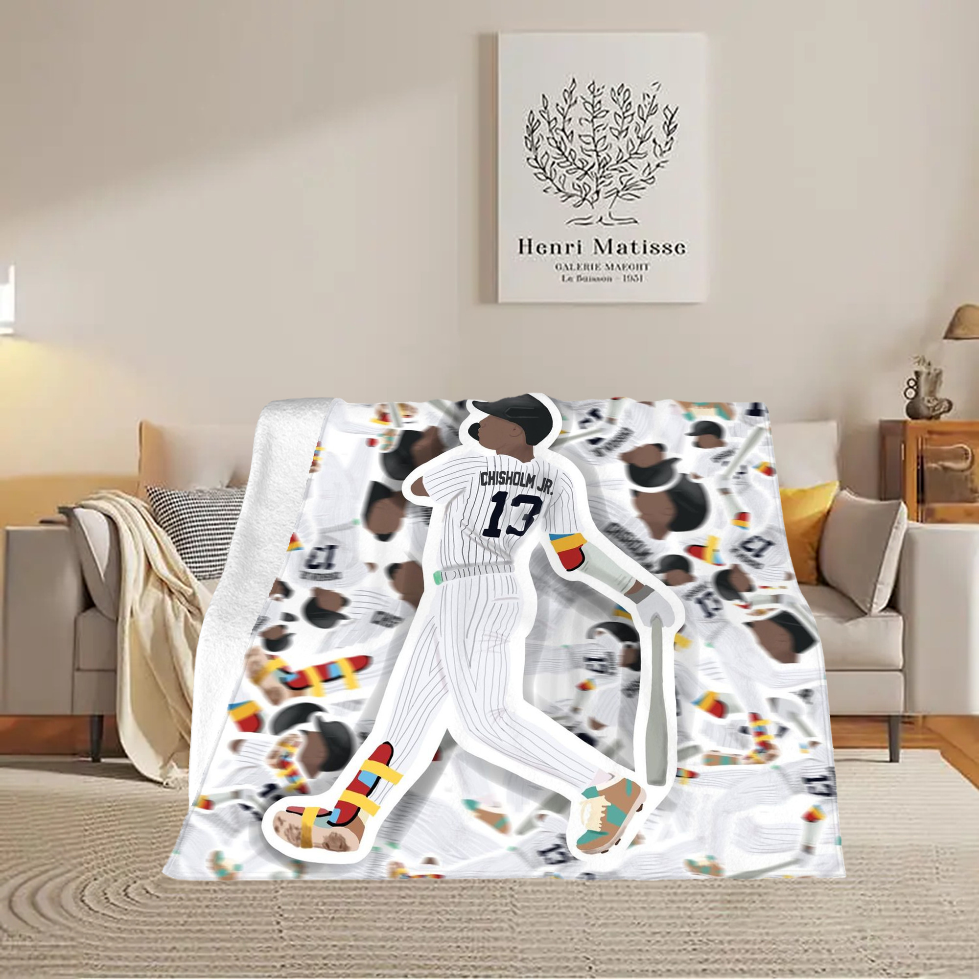 Jazz Chisholm Jr. 63 Soft Fleece Throw Blanket 50 X 60 Inch – Super Soft, Lightweight, And Durable – Perfect For Sofa, Bed, Camping, And More – Ideal Gift For Family And Friends