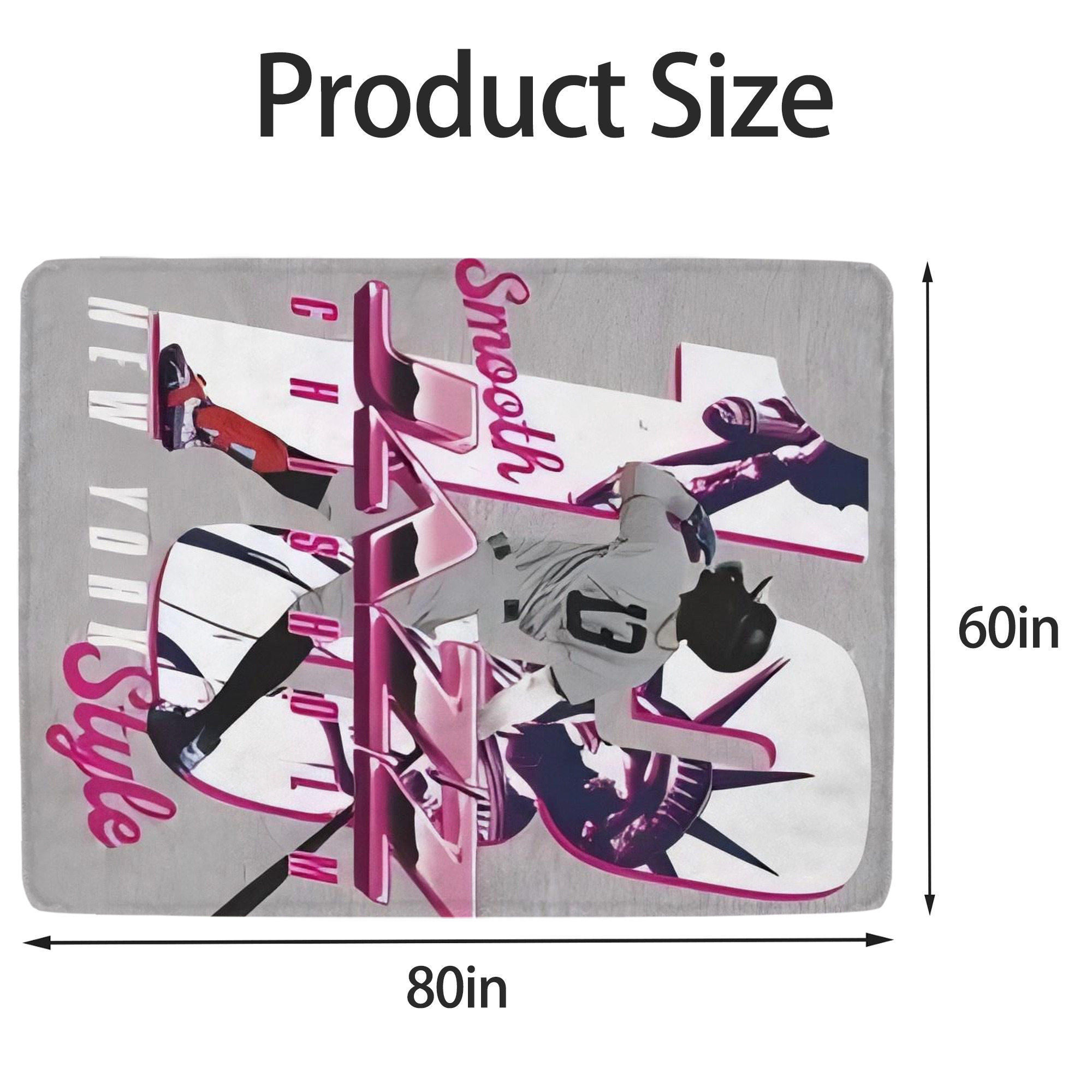 Jazz Chisholm Jr. 37 Soft Fleece Throw Blanket 60 X 80 Inch – Super Soft, Lightweight, And Durable – Perfect For Sofa, Bed, Camping, And More – Ideal Gift For Family And Friends