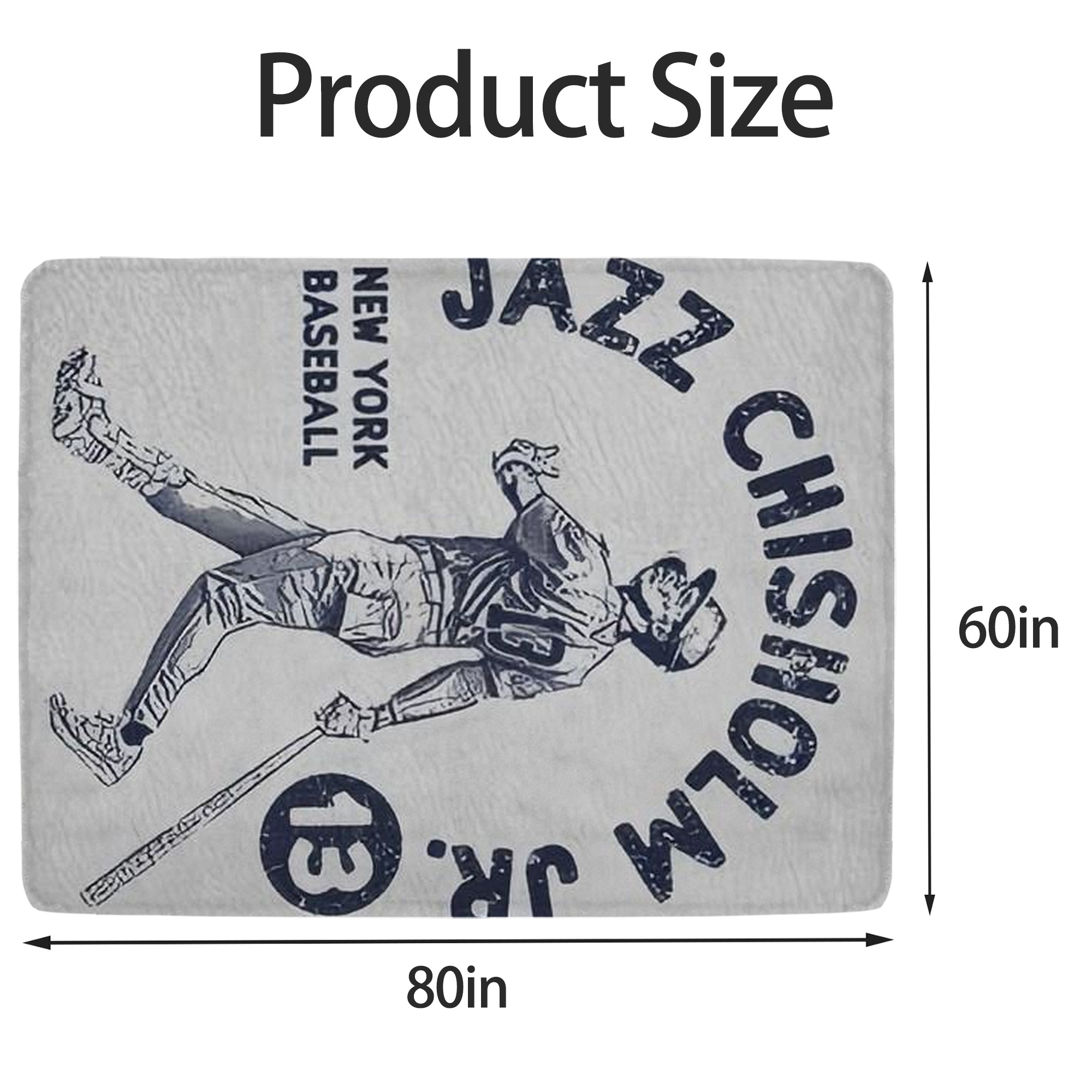 Jazz Chisholm Jr. 49 Soft Fleece Throw Blanket 60 X 80 Inch – Super Soft, Lightweight, And Durable – Perfect For Sofa, Bed, Camping, And More – Ideal Gift For Family And Friends
