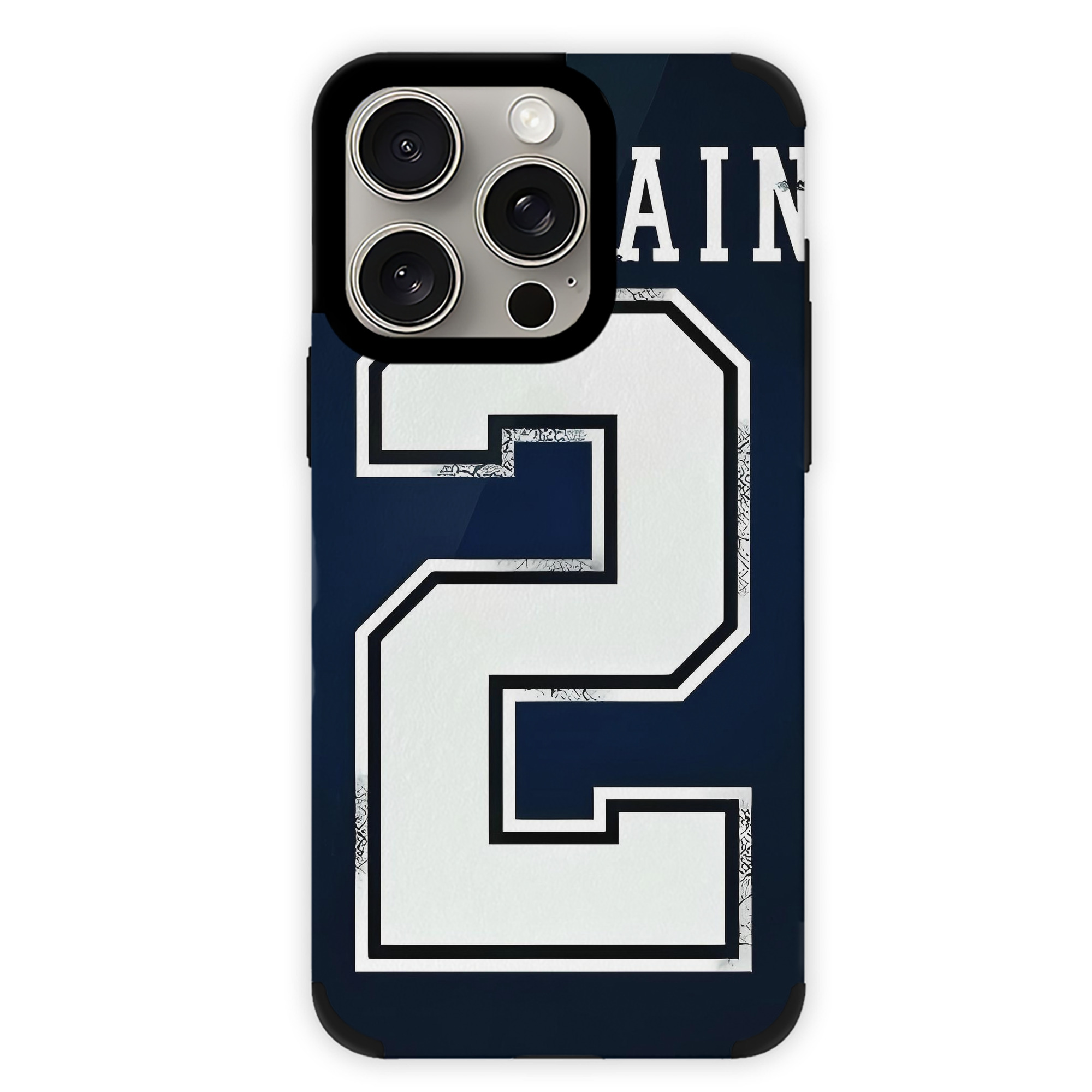 Derek Jeter 28 IPhone 15 Pro Max PU Leather Case – Soft Lining, 360° Protection – Precise Fit, 3D Buttons, Easy Charging – Anti-Yellowing, Easy To Clean