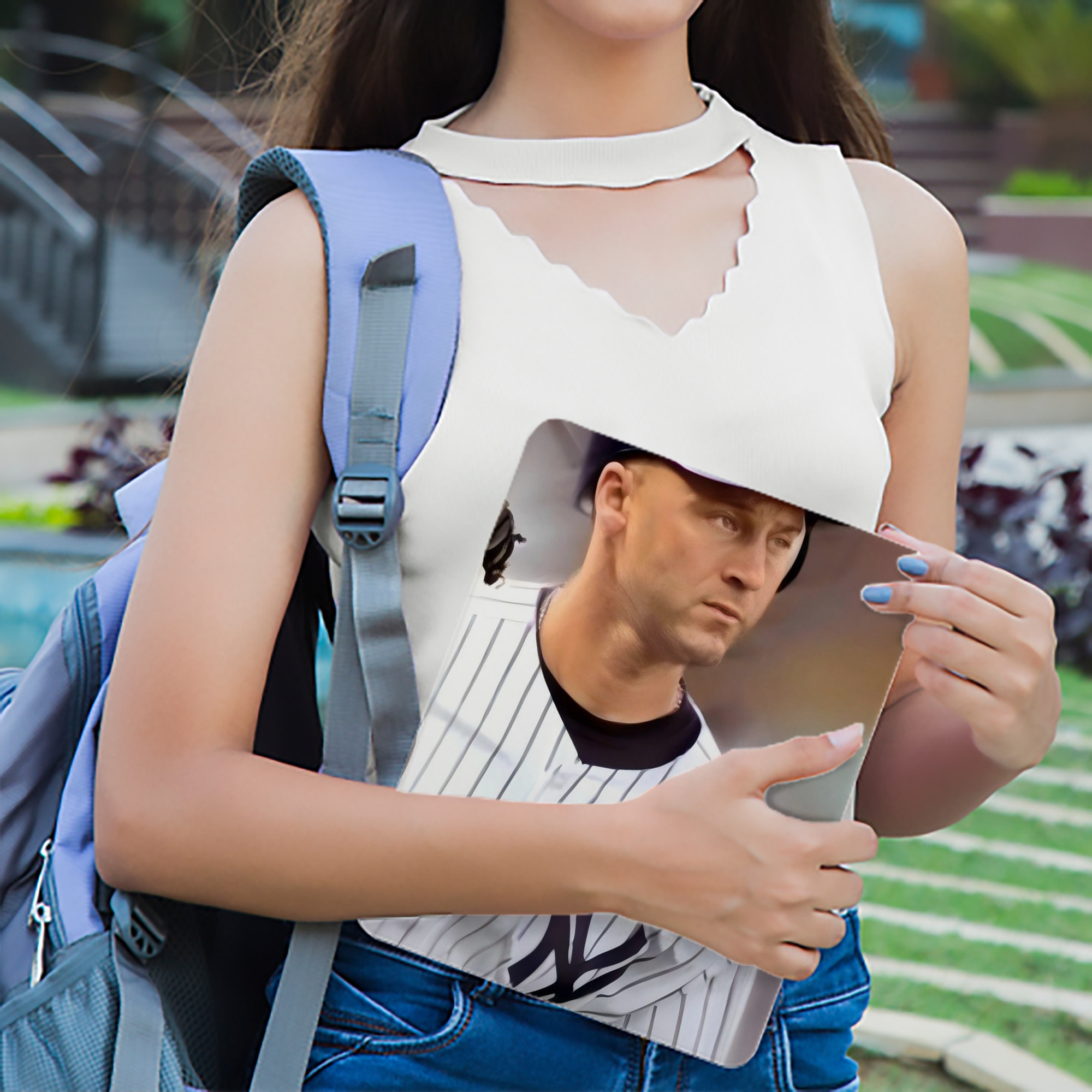 Derek Jeter 60 IPad Book-Style Case With Pencil Slot – Slim PU & TPU Cover – Full Protection, Precise Fit, Water & Scratch Resistant