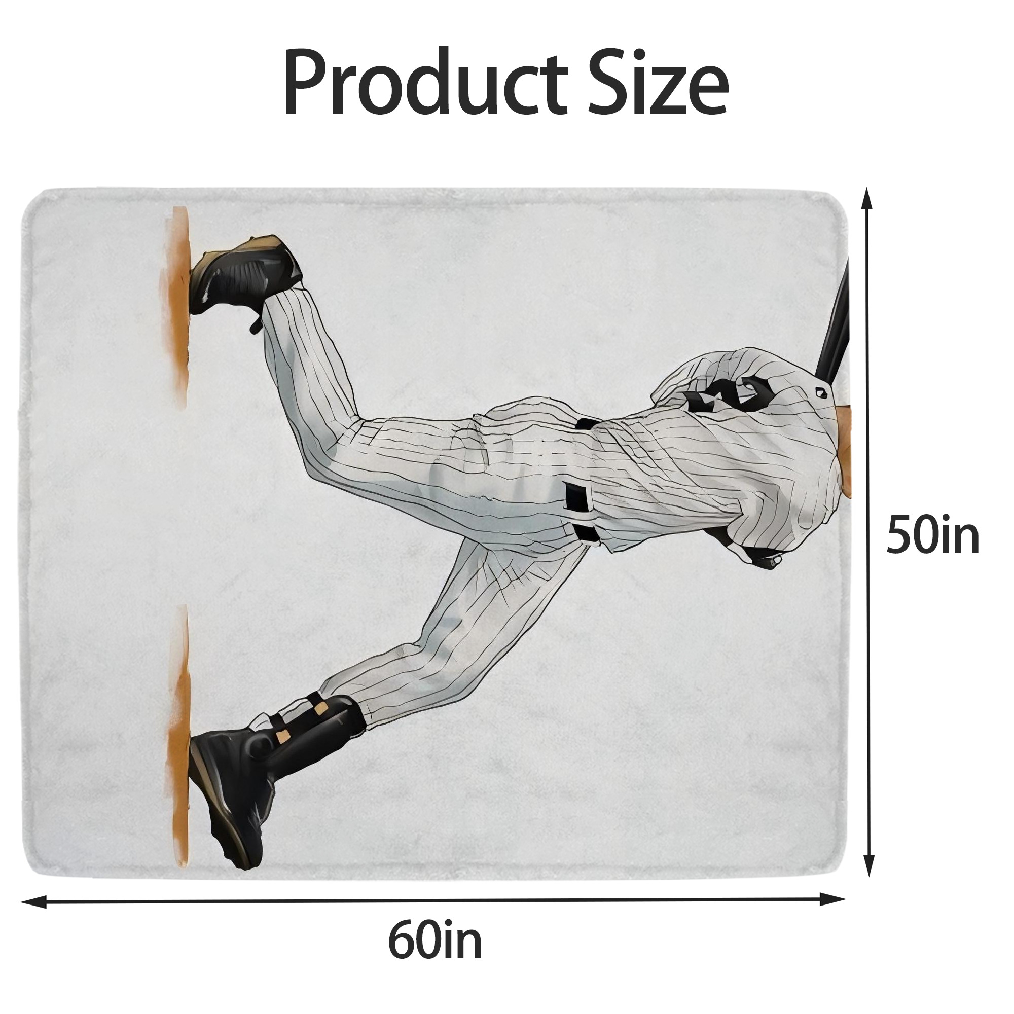Derek Jeter 64 Soft Fleece Throw Blanket 50 X 60 Inch – Super Soft, Lightweight, And Durable – Perfect For Sofa, Bed, Camping, And More – Ideal Gift For Family And Friends
