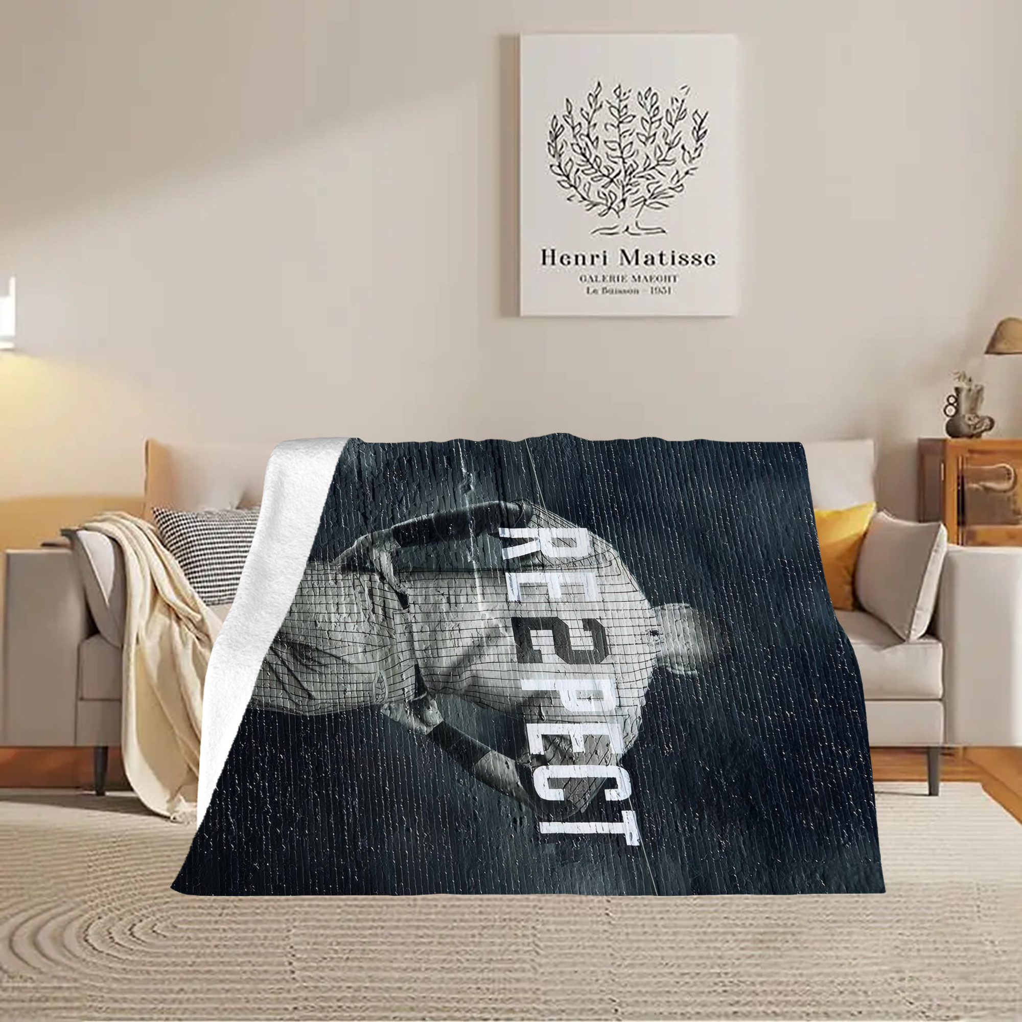 Derek Jeter 48 Soft Fleece Throw Blanket 60 X 80 Inch – Super Soft, Lightweight, And Durable – Perfect For Sofa, Bed, Camping, And More – Ideal Gift For Family And Friends