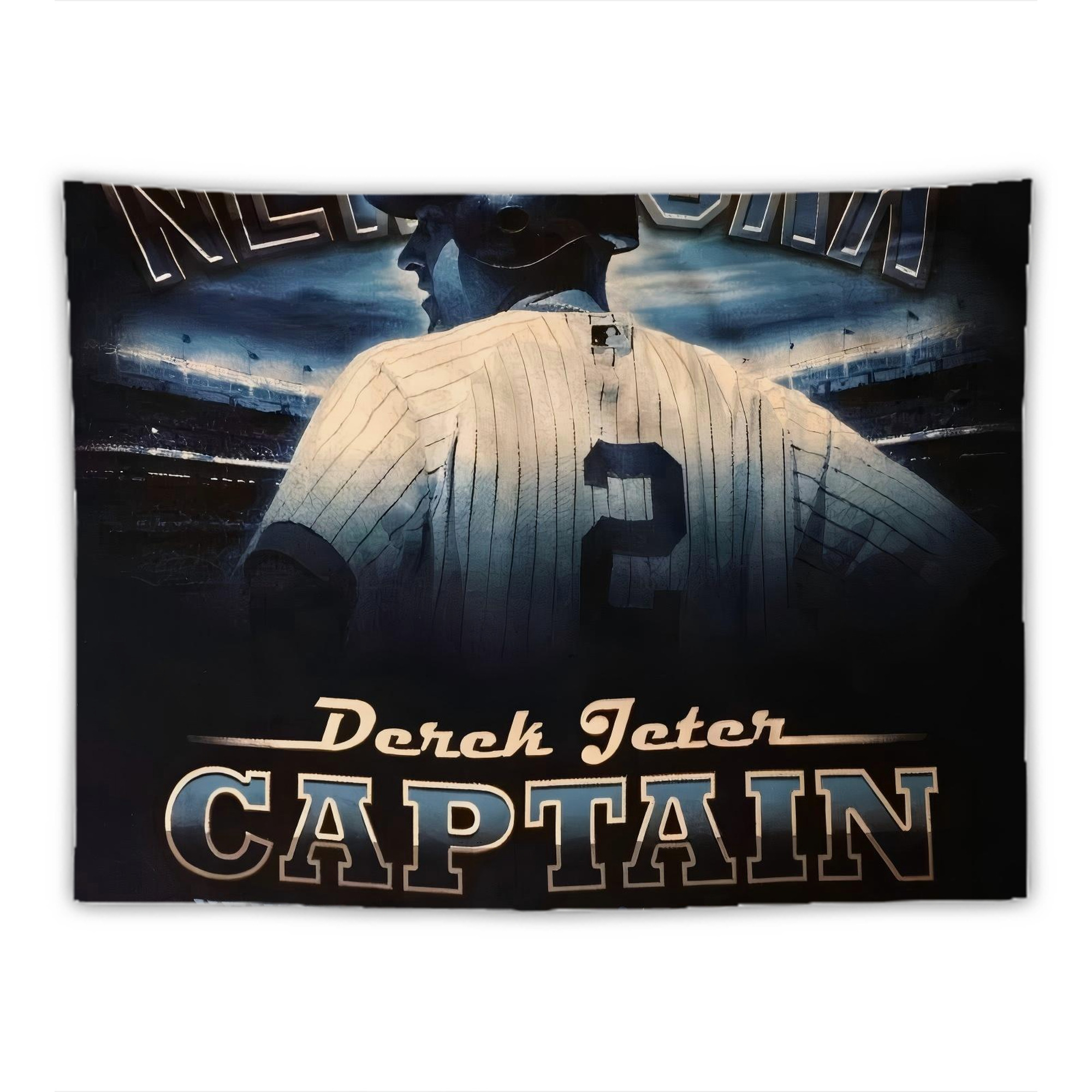 Derek Jeter 74 Wall Tapestry For Bedroom Aesthetic – Boho Style Polyester Fabric Wall Hanging With Hooks – 60 X 90 Inch Large Size, Lightweight, Durable, Easy To Hang