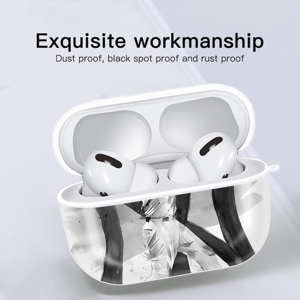 Derek Jeter 71 AirPods Pro Hard Case White With Keychain, Durable Flexible PC, Precise Cutouts, Anti-Fingerprint, Yellowing & Scratch Resistant, Full Protection, Washable